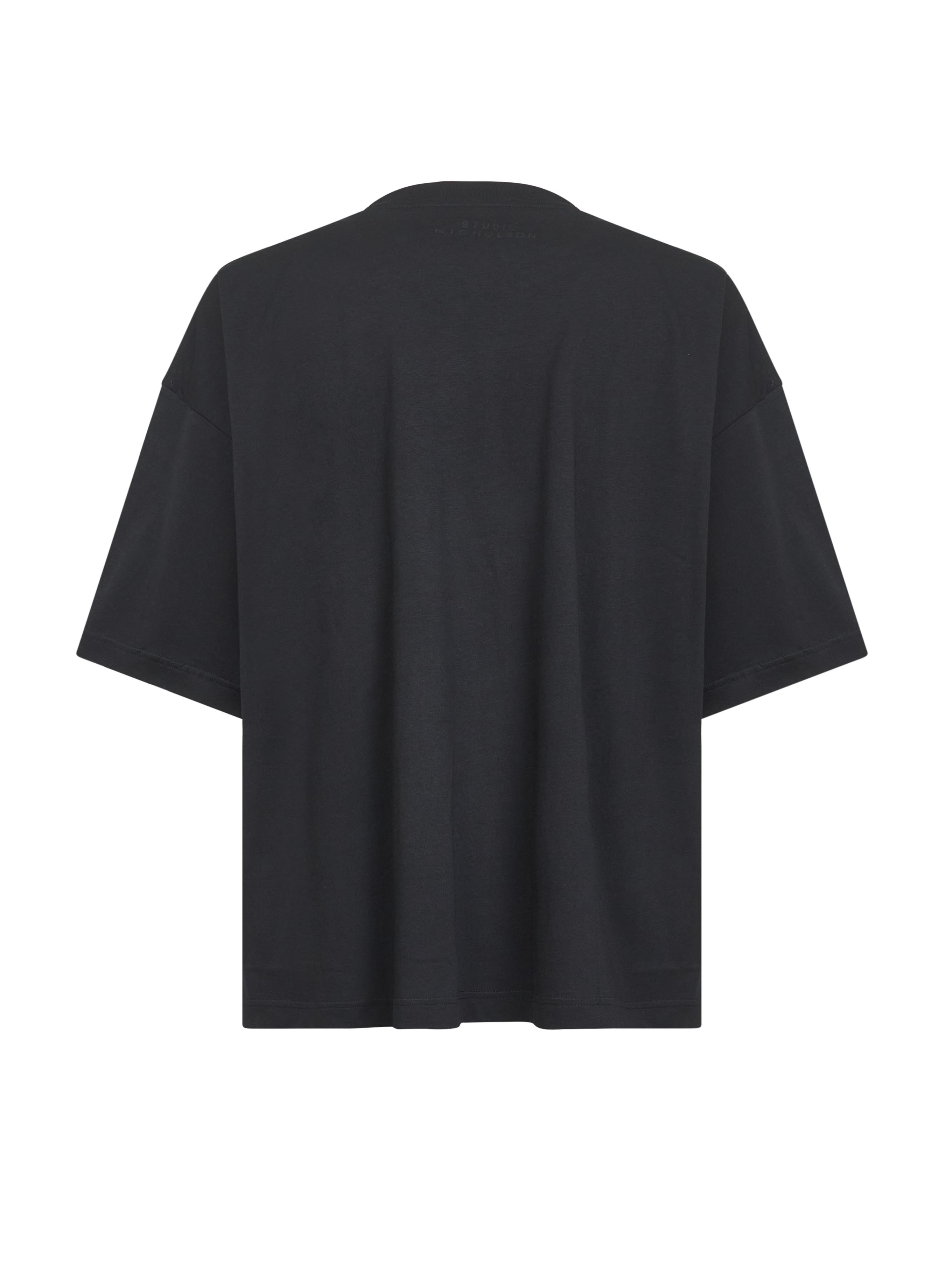 STUDIO NICHOLSON T-shirts and Polos Black PIUSNMMIDWEIGHTJERSEYBLACK (Studio Nicholson / Tシャツ・カットソー ) | Studio Nicholson (スタジオニコルソン)(1)