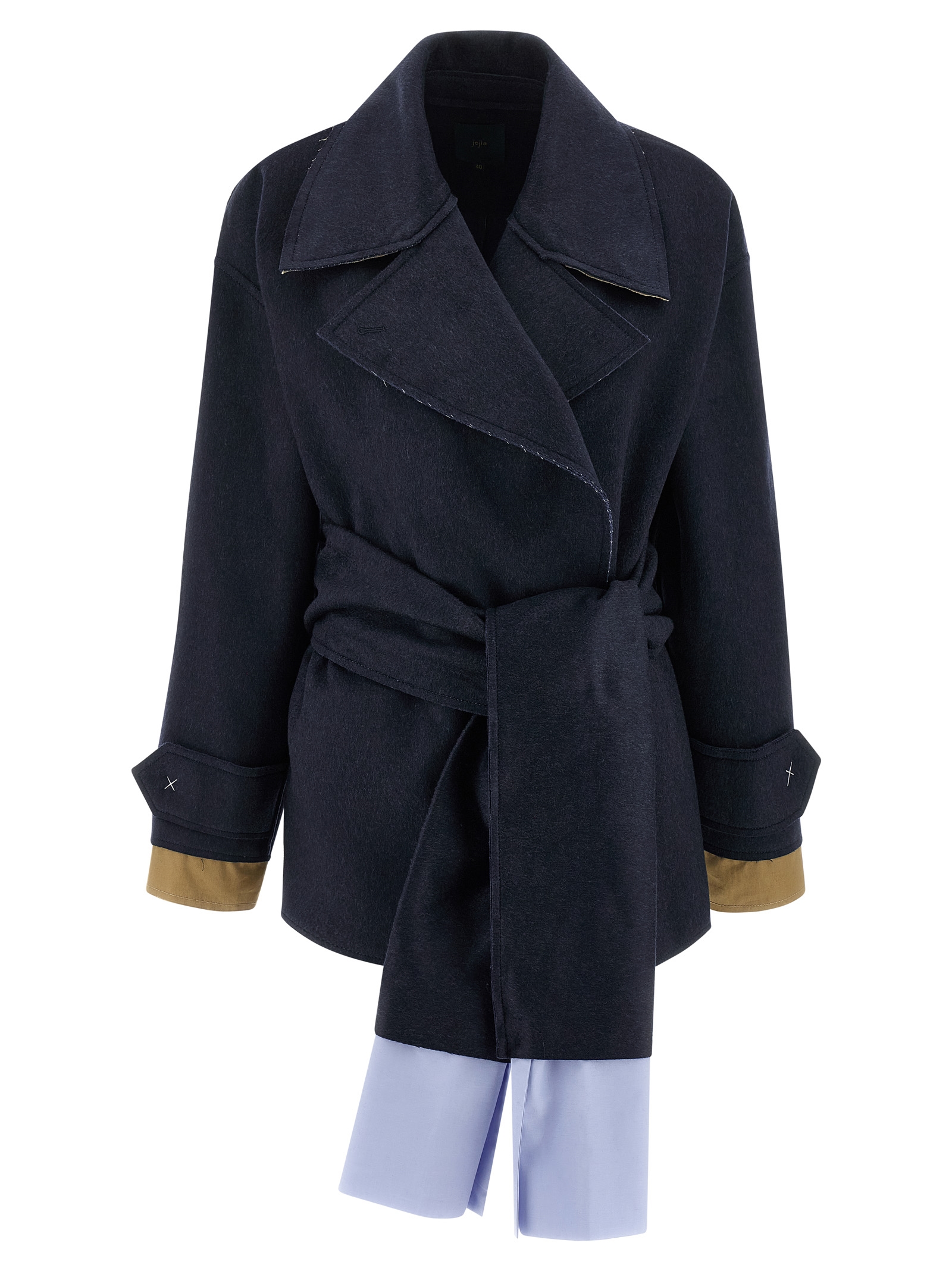 Cashmere wool coat MJD508ATEX50BLUE (jejia / コート ) | jejia (ジェジア)