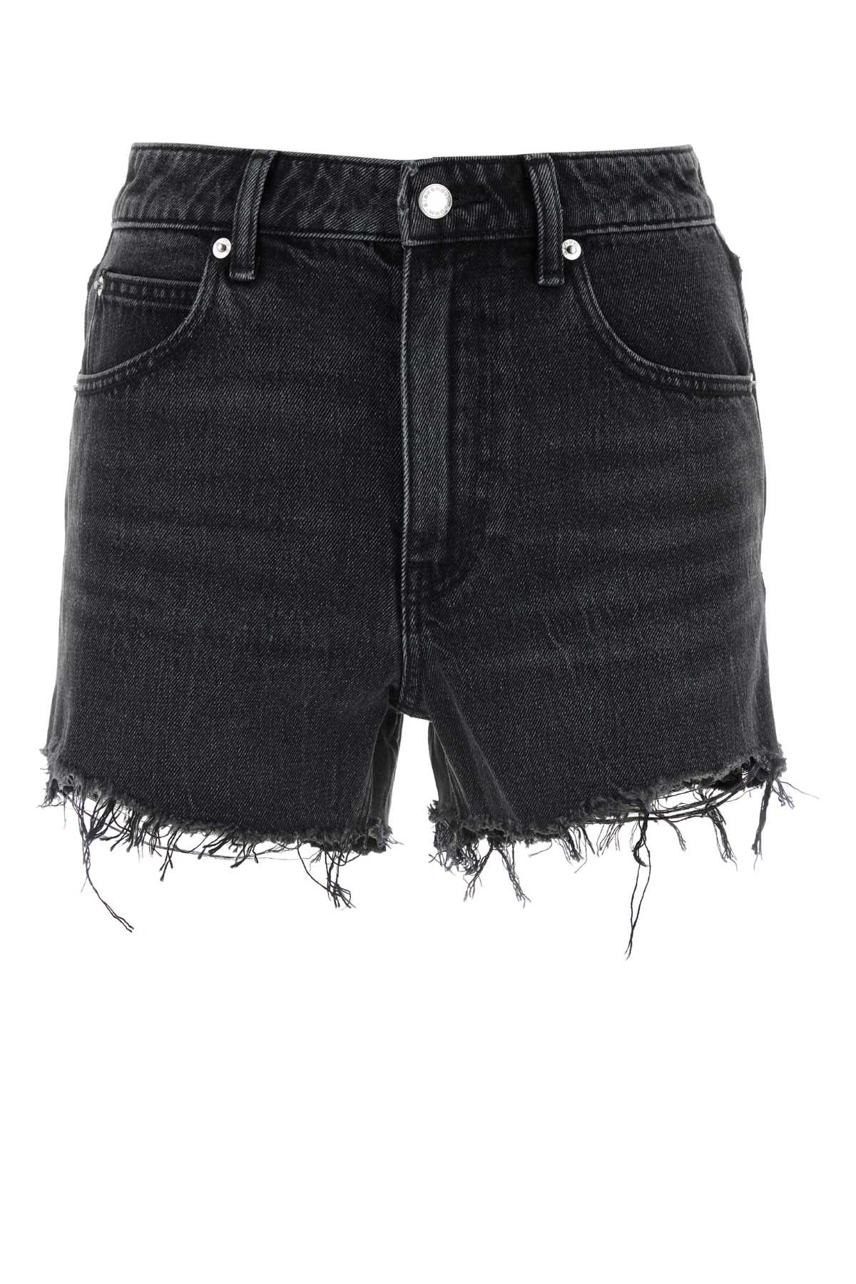Black denim shorts 4DC2244301031 (alexanderwang / ショートパンツ ) | alexanderwang (アレキサンダーワン)