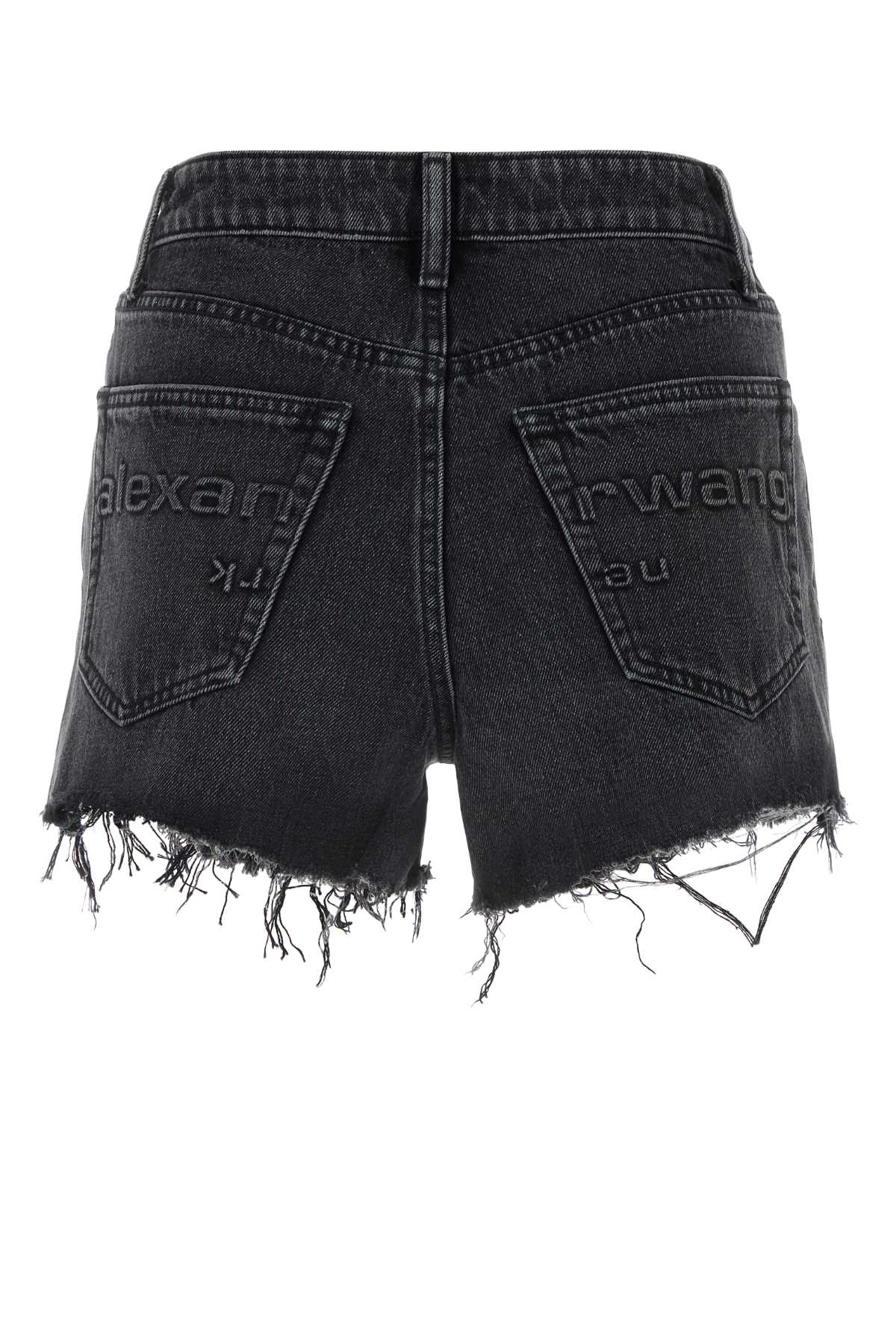 Black denim shorts 4DC2244301031 (alexanderwang / ショートパンツ ) | alexanderwang (アレキサンダーワン)(1)