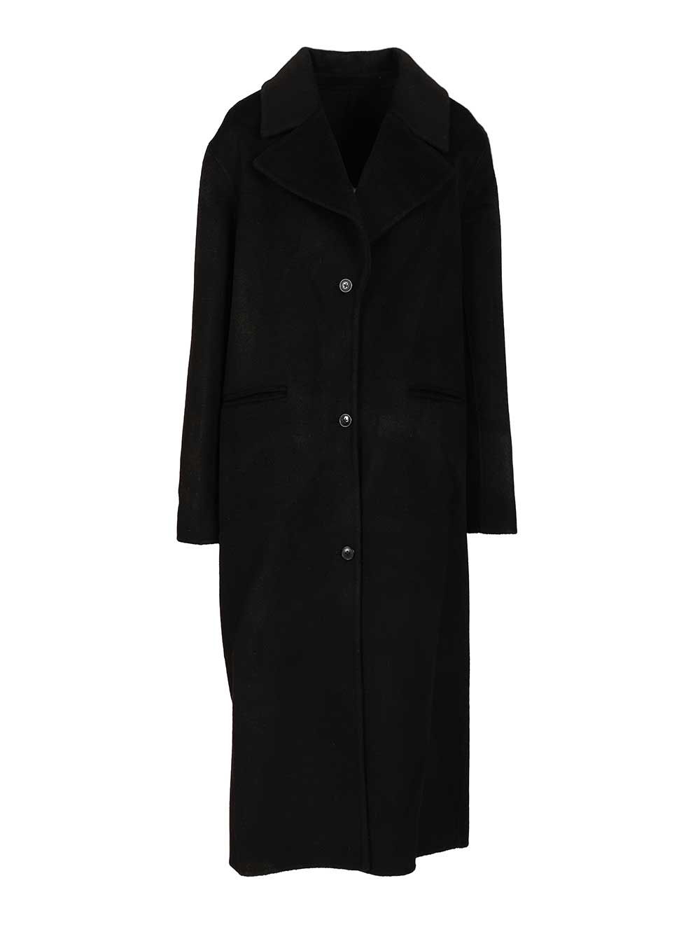 Wool and cashmere coat VITTOBLACK (LOULOU STUDIO / コート ) | LOULOU STUDIO (ルルスタジオ)