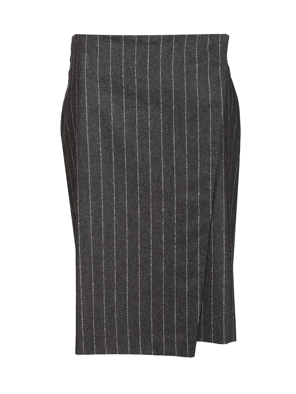 "MASON" wrap skirt MASONANTHRACITE (LOULOU STUDIO / スカート ) | LOULOU STUDIO (ルルスタジオ)