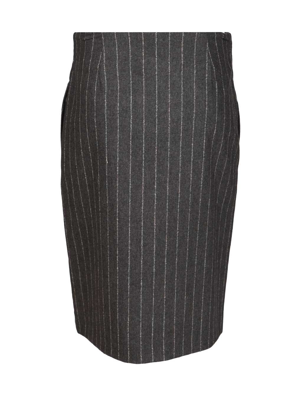 "MASON" wrap skirt MASONANTHRACITE (LOULOU STUDIO / スカート ) | LOULOU STUDIO (ルルスタジオ)(1)