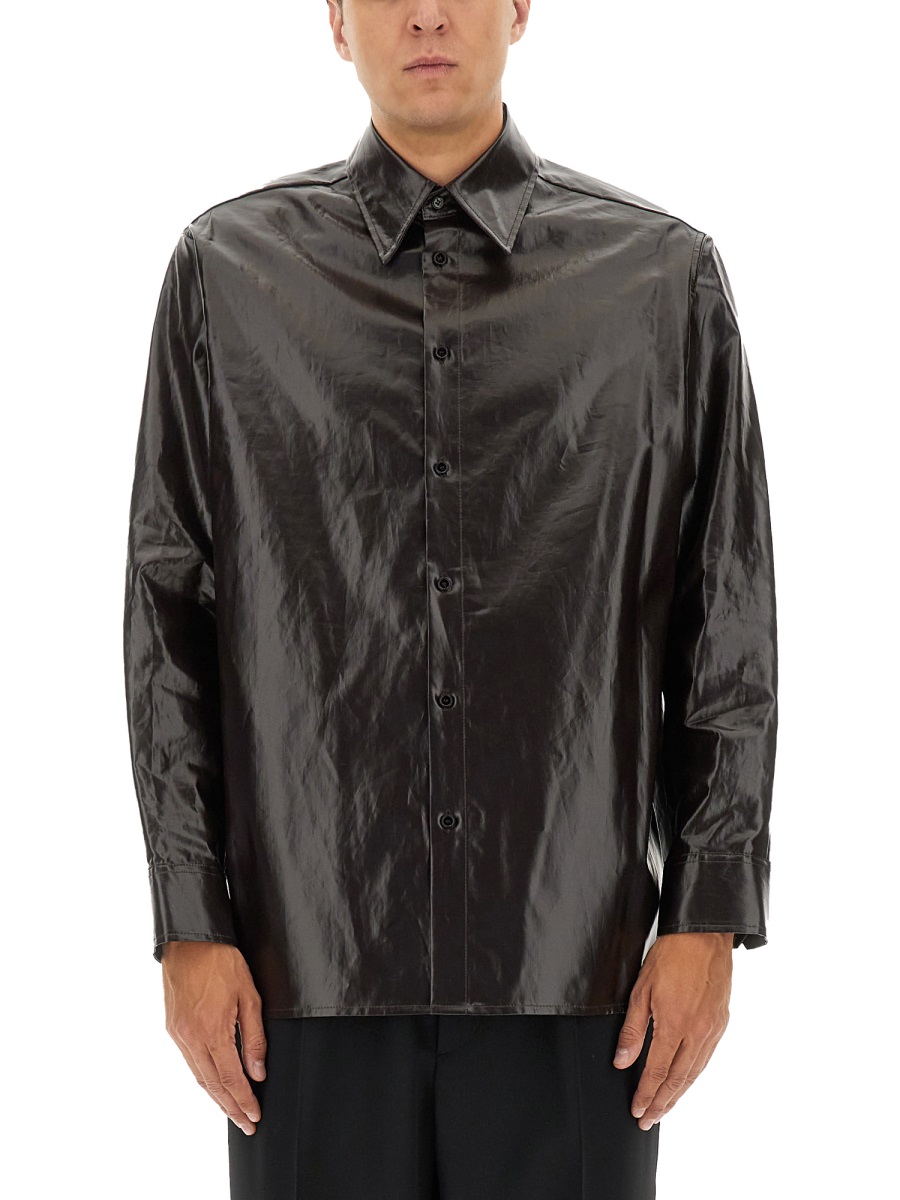 SHINY LINEN SHIRT SH2DT0035M35617144 (MM6 Maison Margiela / シャツ・ブラウス ) | MM6 Maison Margiela (エムエムシックス)