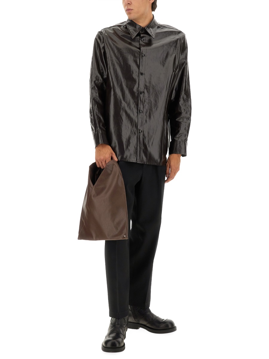 SHINY LINEN SHIRT SH2DT0035M35617144 (MM6 Maison Margiela / シャツ・ブラウス ) | MM6 Maison Margiela (エムエムシックス)(1)