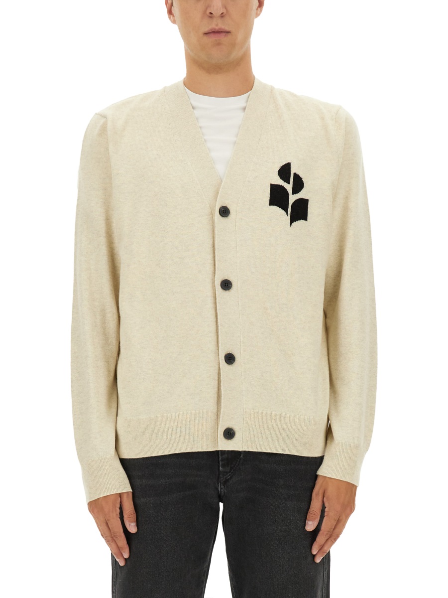 CARDIGAN WITH LOGO CA0077HAA1L04H02LY (Isabel Marant / ニット・セーター・カーディガン ) | Isabel Marant (イザベル マラン)