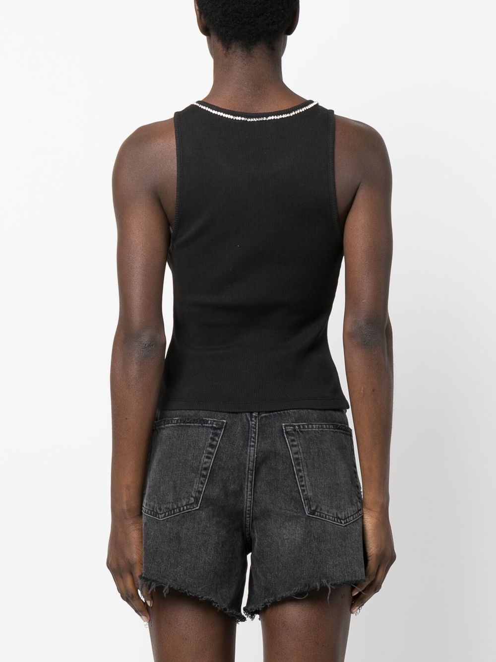 Alice + Olivia Top Black CC302E31034ALLENBLACK (alice + olivia / タンクトップ・キャミソール ) | alice + olivia (アリス アンド オリビア)(2)