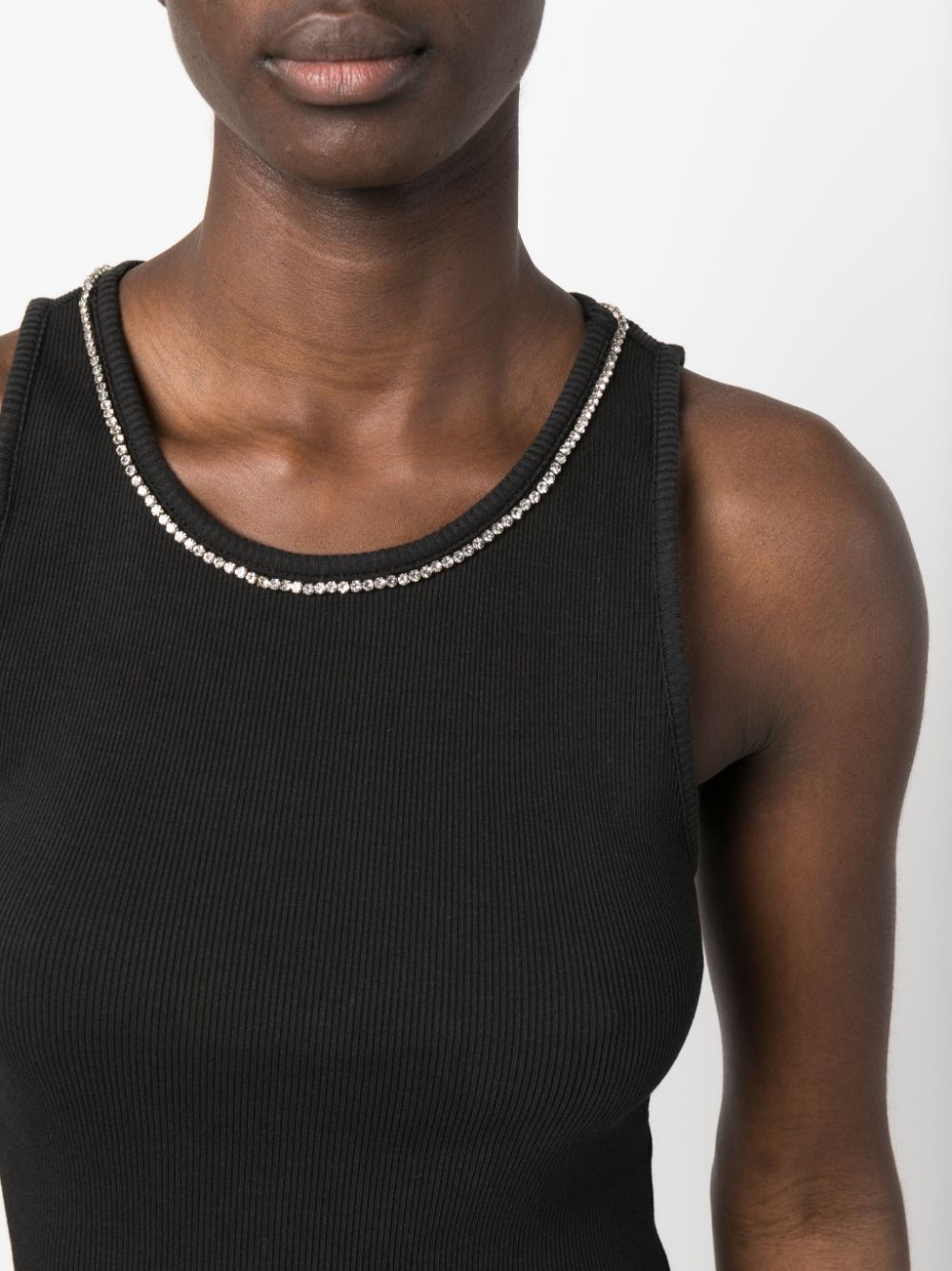 Alice + Olivia Top Black CC302E31034ALLENBLACK (alice + olivia / タンクトップ・キャミソール ) | alice + olivia (アリス アンド オリビア)(4)
