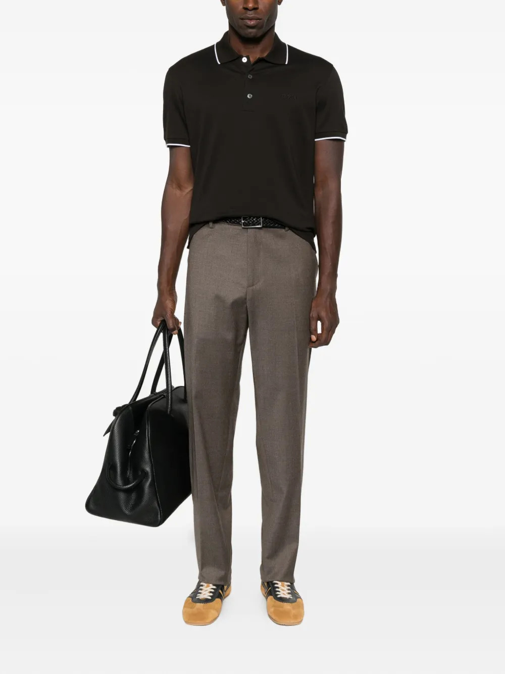 ZEGNA T-shirts and Polos Brown UG358A2G746M09 (ZEGNA / ポロシャツ ) | ZEGNA (ゼニア)(1)