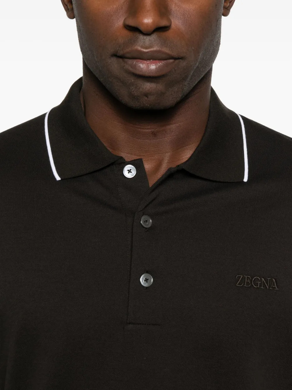 ZEGNA T-shirts and Polos Brown UG358A2G746M09 (ZEGNA / ポロシャツ ) | ZEGNA (ゼニア)(3)
