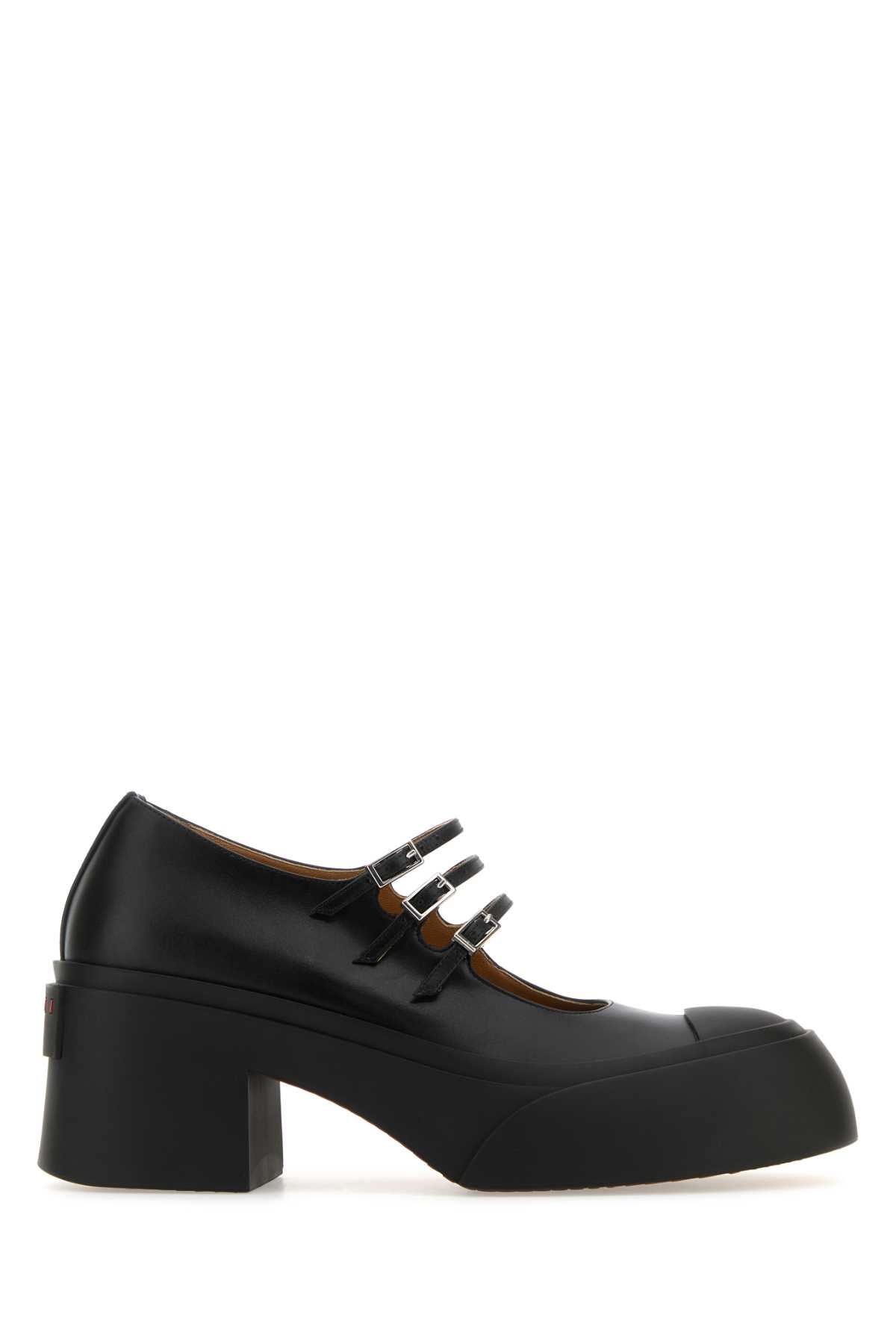 Black leather Pablo Mary Jane pumps SNZW018340P272200N99 (Marni / パンプス・ハイヒール ) | Marni (マルニ)