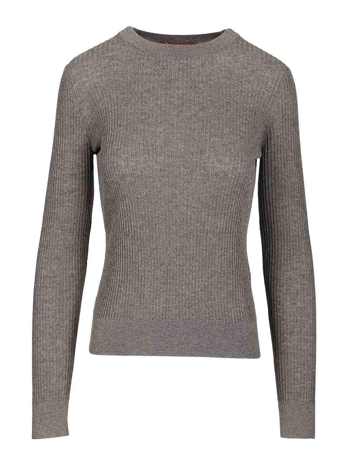 Wool And Silk Sequin Sweater 2526366031600020 (Max Mara Studio / ニット・セーター・カーディガン ) | Max Mara Studio (マックスマーラ ステュディオ)