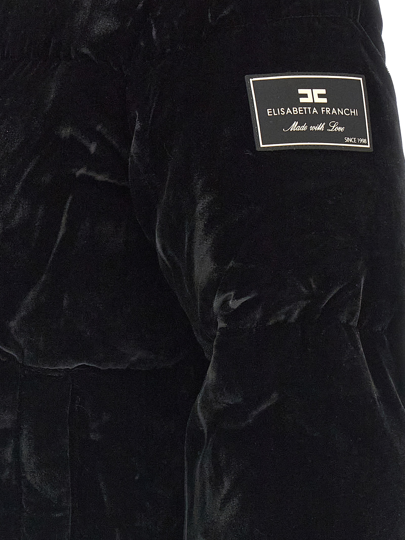 Velvet down jacket PI82D56E2110 (Elisabetta Franchi / ダウンジャケット・コート ) | Elisabetta Franchi (エリザベッタ フランキ)(4)
