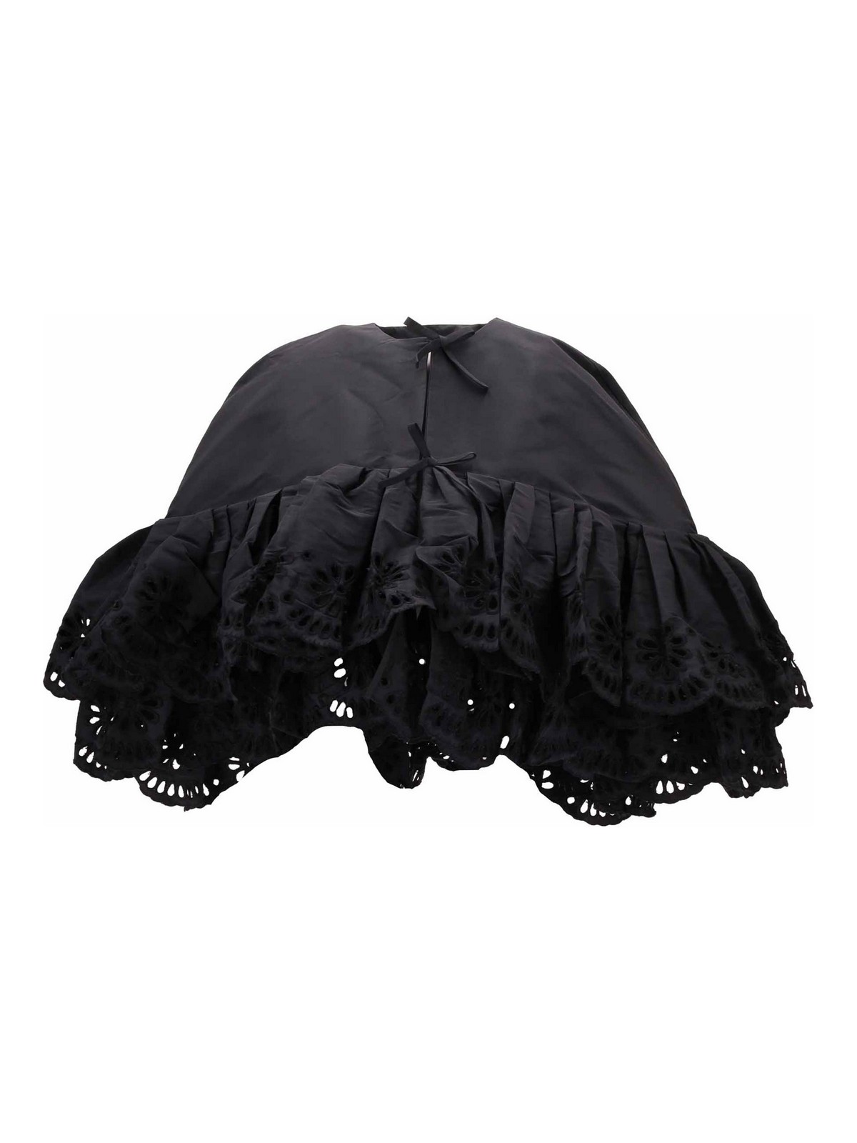 Short Cape W/ Embroidery 200239US25BLACK (Meryll Rogge / カジュアルジャケット ) | Meryll Rogge (メリル ロッゲ)