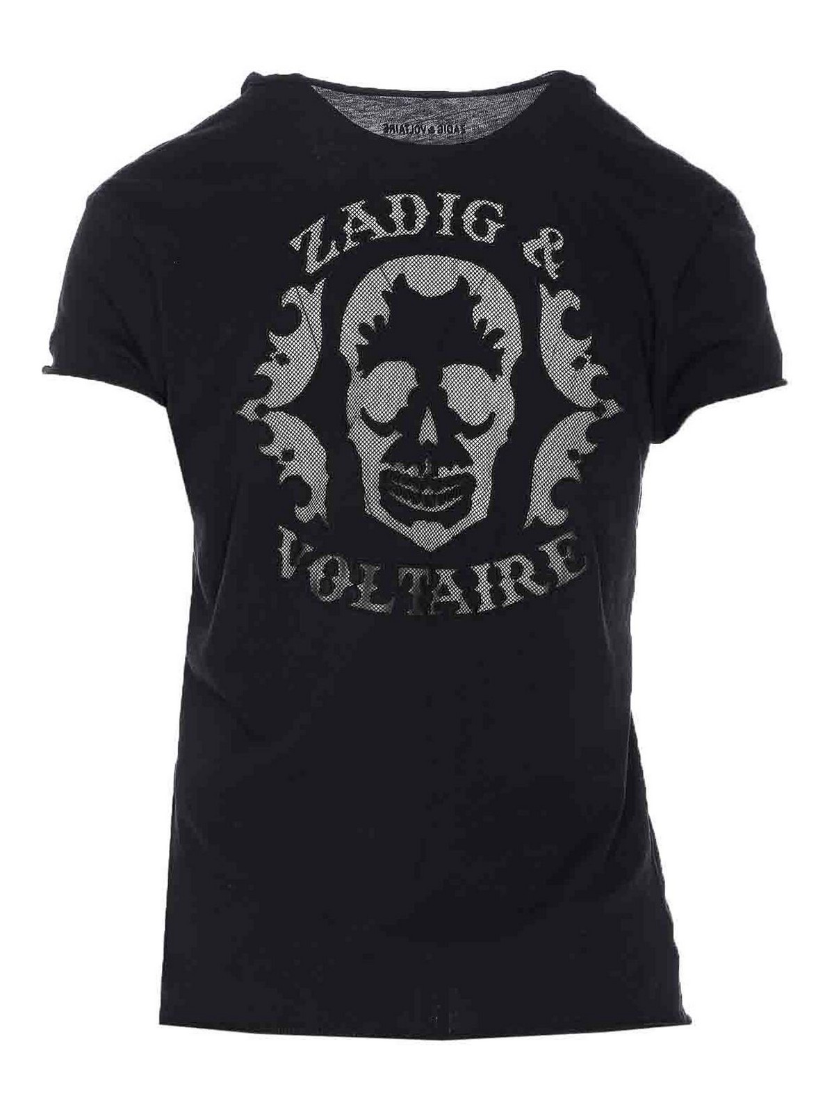 Story Fishnet Skull T-Shirt JWTS02820011 (ZADIG & VOLTAIRE / Tシャツ・カットソー ) | ZADIG & VOLTAIRE (ザディグ エ ヴォルテール)(1)