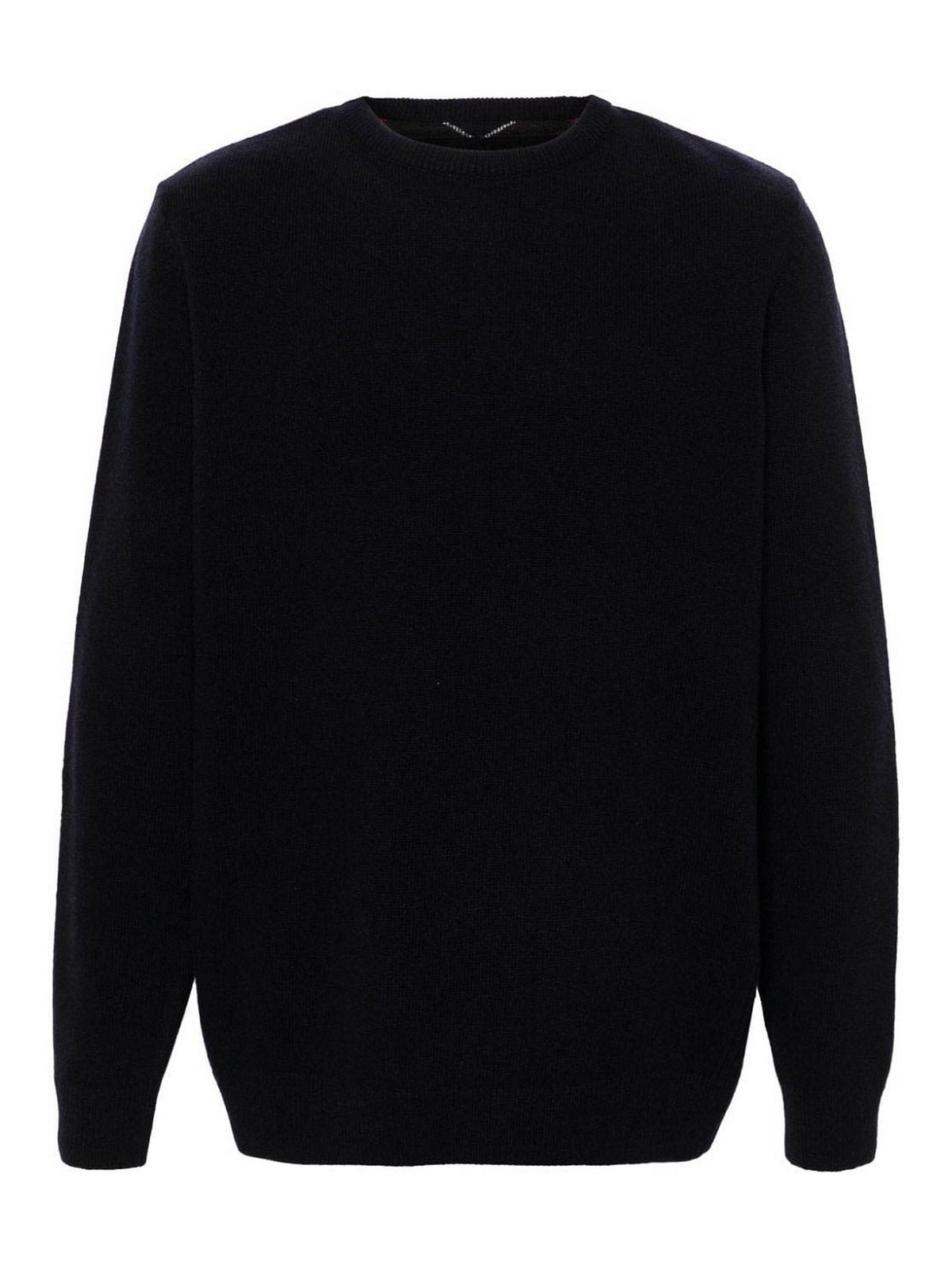 Heavy Wool Sweater With A Tartan Pattern MKN1576NY91 (Barbour / ニット・セーター・カーディガン ) | Barbour (バブアー)