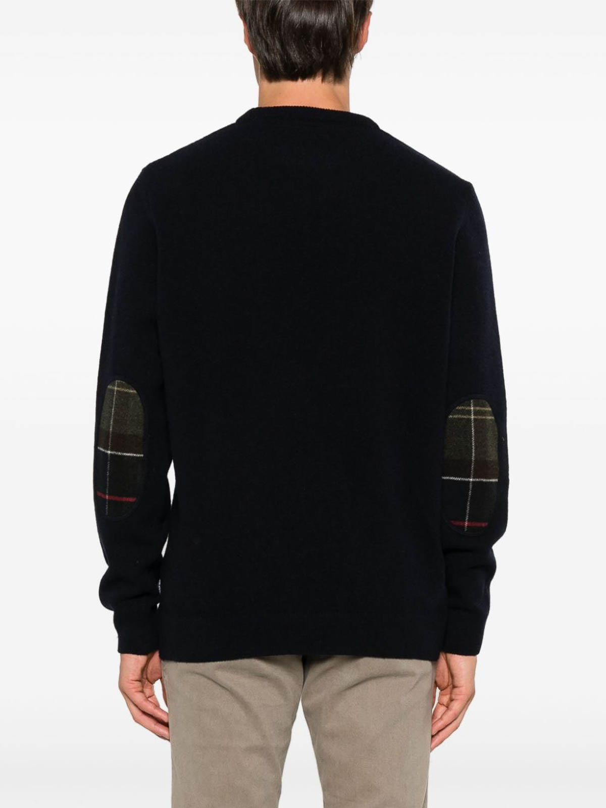 Heavy Wool Sweater With A Tartan Pattern MKN1576NY91 (Barbour / ニット・セーター・カーディガン ) | Barbour (バブアー)(1)