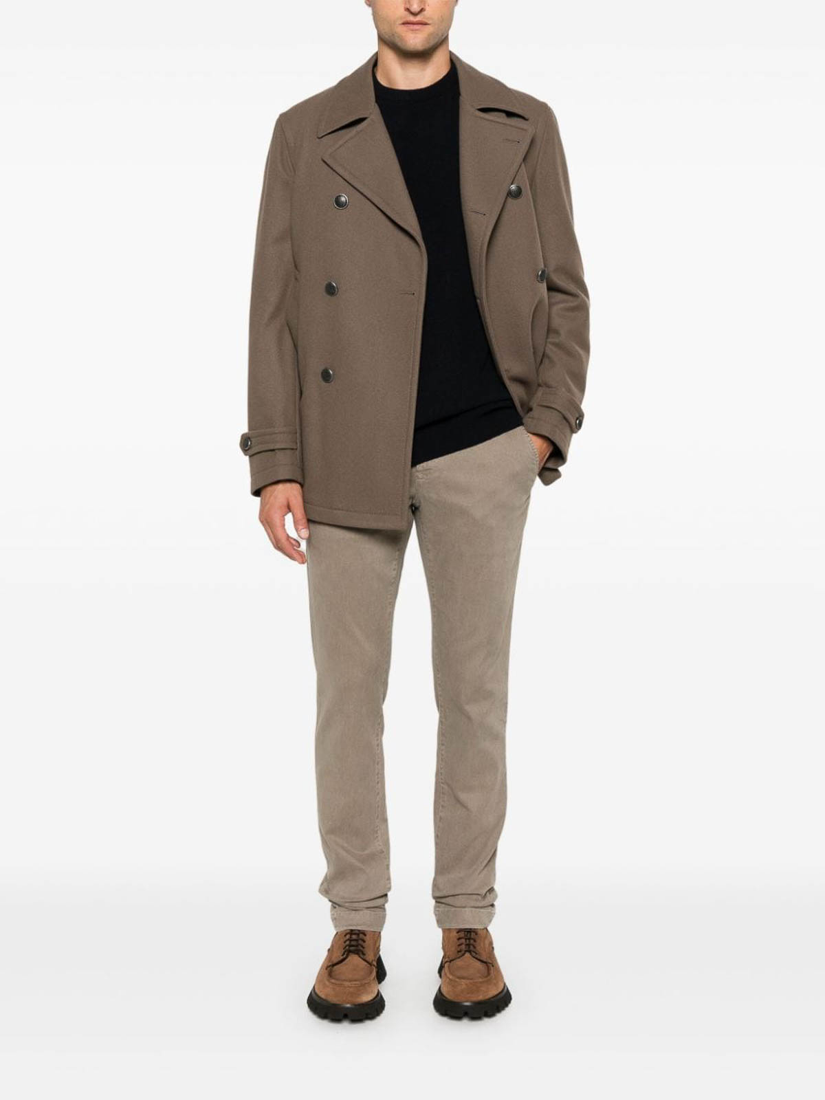 Heavy Wool Sweater With A Tartan Pattern MKN1576NY91 (Barbour / ニット・セーター・カーディガン ) | Barbour (バブアー)(2)