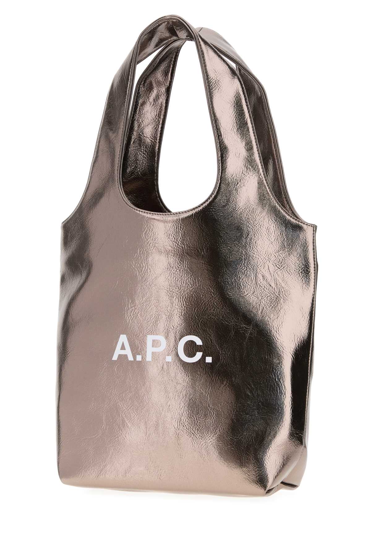 Silver synthetic leather small Ninon shopping bag PUABZM61861RAP (A.P.C. / ハンドバッグ・ショルダーバッグ ) | A.P.C. (アーペーセー)(1)
