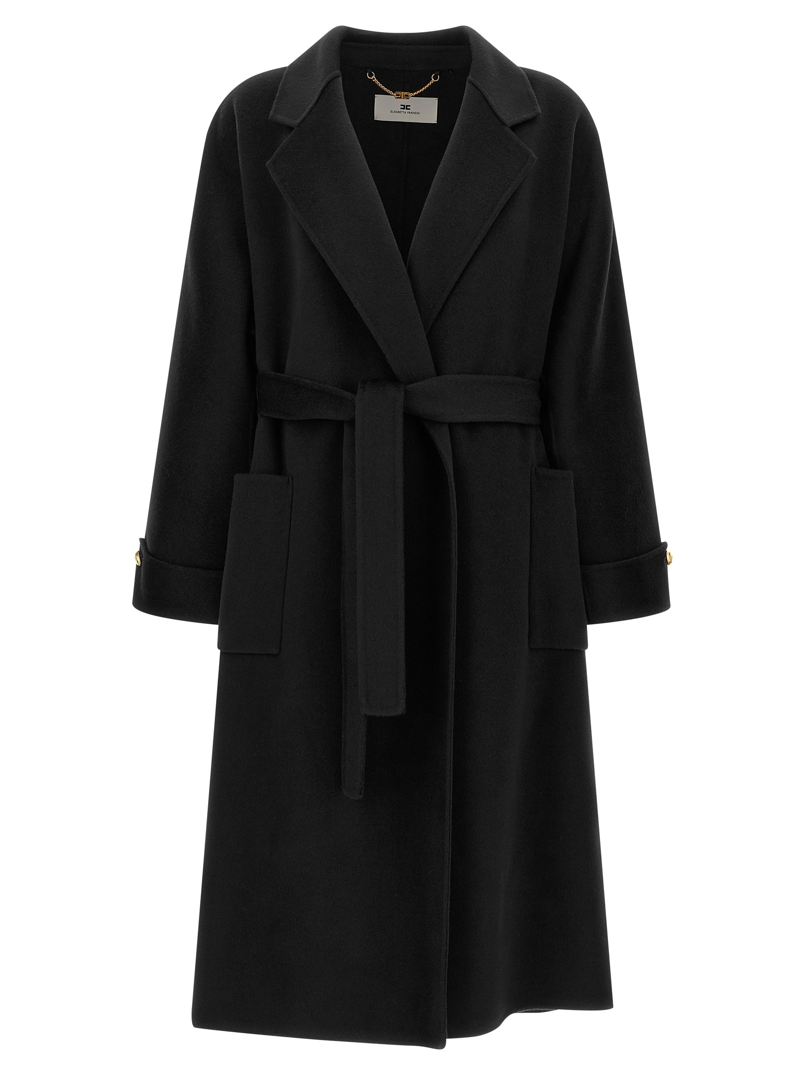 Dressing gown coat CP68D56E2110 (Elisabetta Franchi / コート ) | Elisabetta Franchi (エリザベッタ フランキ)
