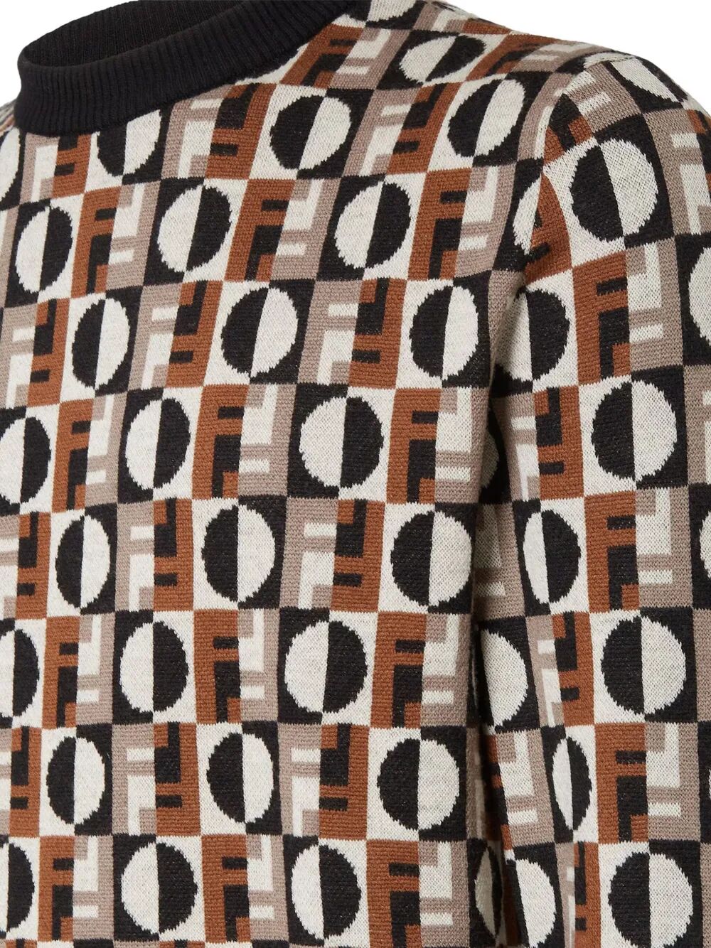 MULTICOLOUR JACQUARD WOOL JUMPER FZX091AVNZF05AE (FENDI / ニット・セーター・カーディガン ) | FENDI (フェンディ)(2)