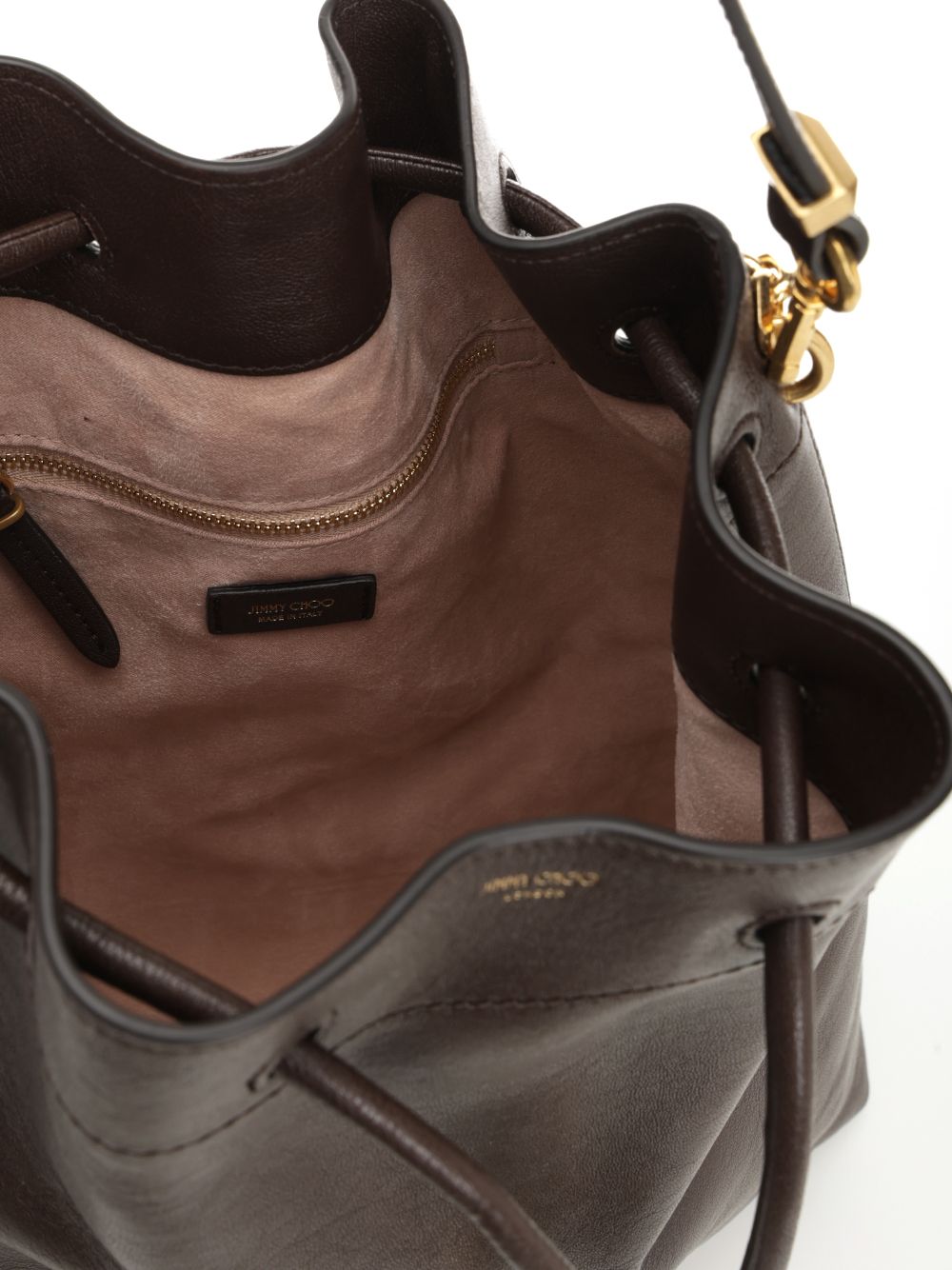 Brown Leather “Cinch” Bucket Bag CINCH (JIMMY CHOO / ハンドバッグ・ショルダーバッグ ) | JIMMY CHOO (ジミー チュウ)(3)