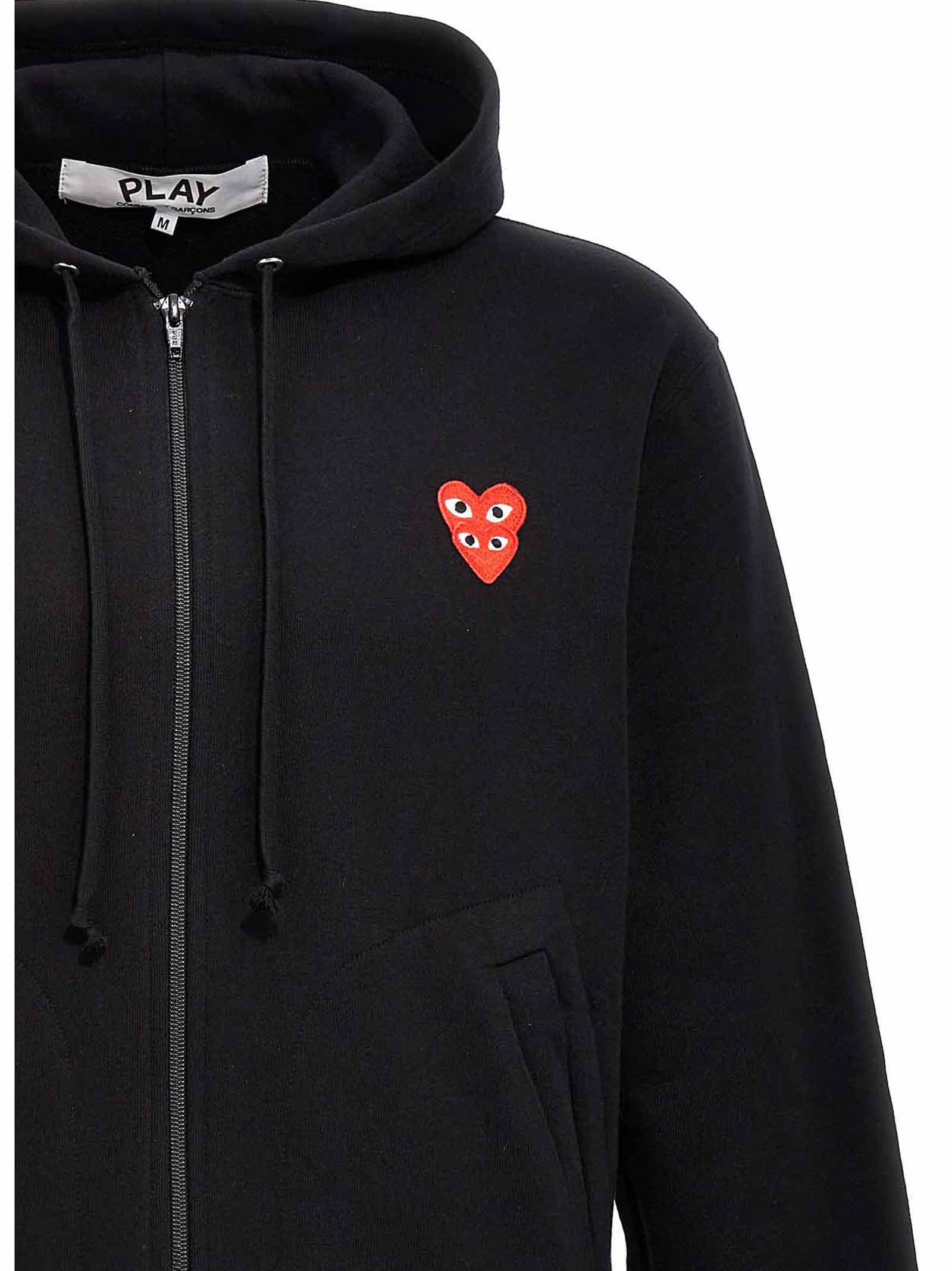 'Double Heart' hoodie AXT2941 (PLAY Comme Des Garçons / スウェット・フーディー ) | PLAY Comme Des Garçons (プレイ コムデギャルソン)(2)