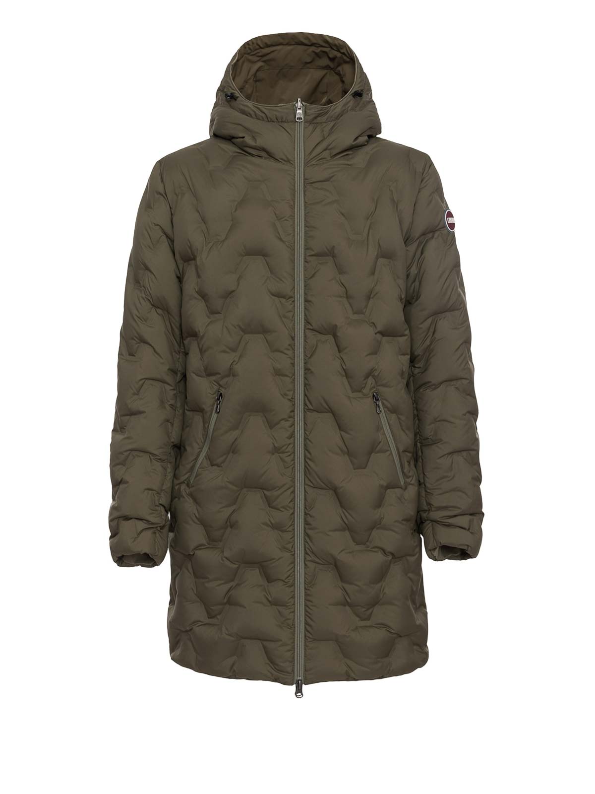 Long green reversible down jacket 1283R4XV559 (COLMAR / ダウンジャケット・コート ) | COLMAR (コルマー)(2)