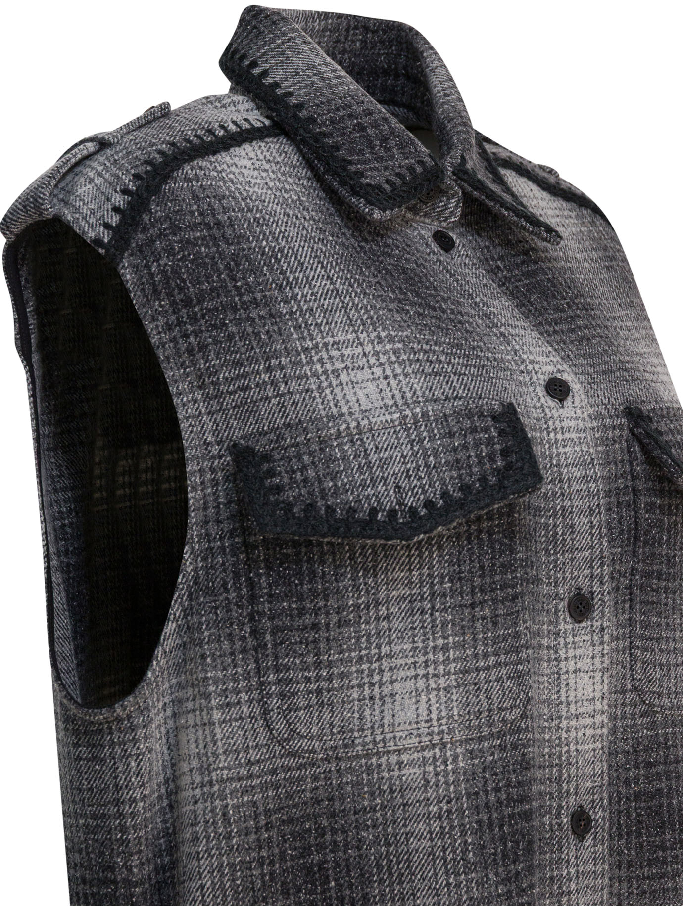 Wool-blend chemisier dress GWP02356P00215760618 (Golden Goose / ワンピース・ドレス・オールインワン ) | Golden Goose (ゴールデングース)(3)