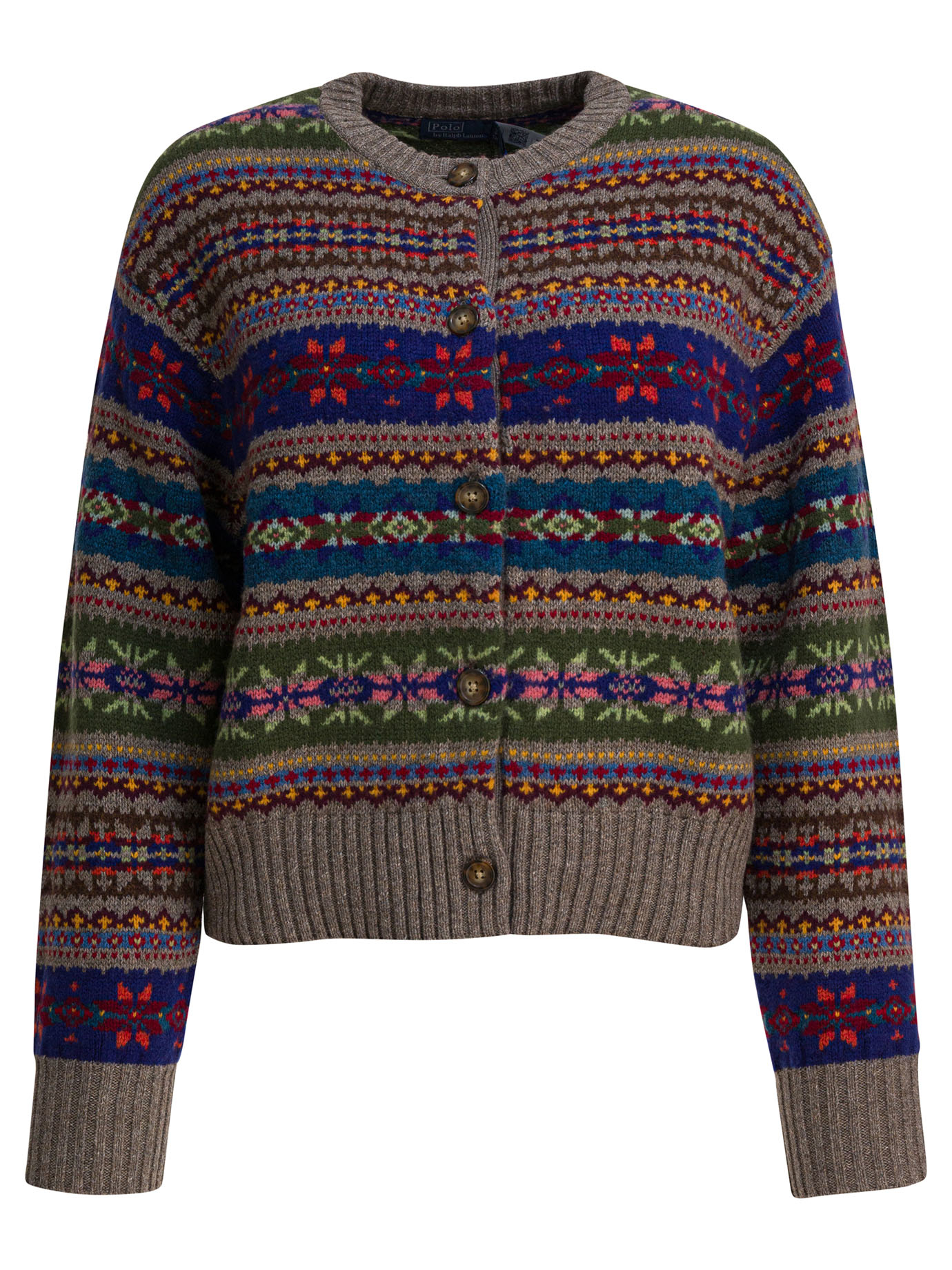 "Fair Isle" Cardigan 211972164001TAN (Polo Ralph Lauren / ニット・セーター・カーディガン ) | Polo Ralph Lauren (ポロ ラルフ ローレン)