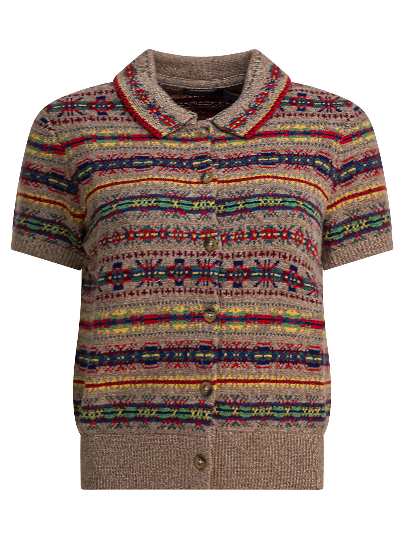 "Fair Isle" Cardigan 211972166001TAN (Polo Ralph Lauren / ニット・セーター・カーディガン ) | Polo Ralph Lauren (ポロ ラルフ ローレン)