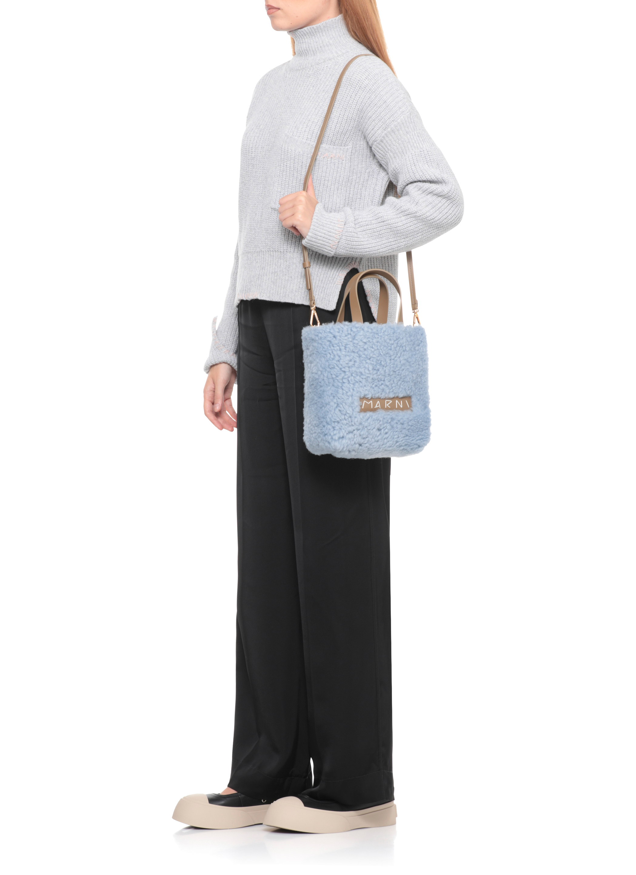 Marni Bags.. Light Blue SHMP0040L8P8680ZO994 (Marni / ハンドバッグ・ショルダーバッグ ) | Marni (マルニ)(5)