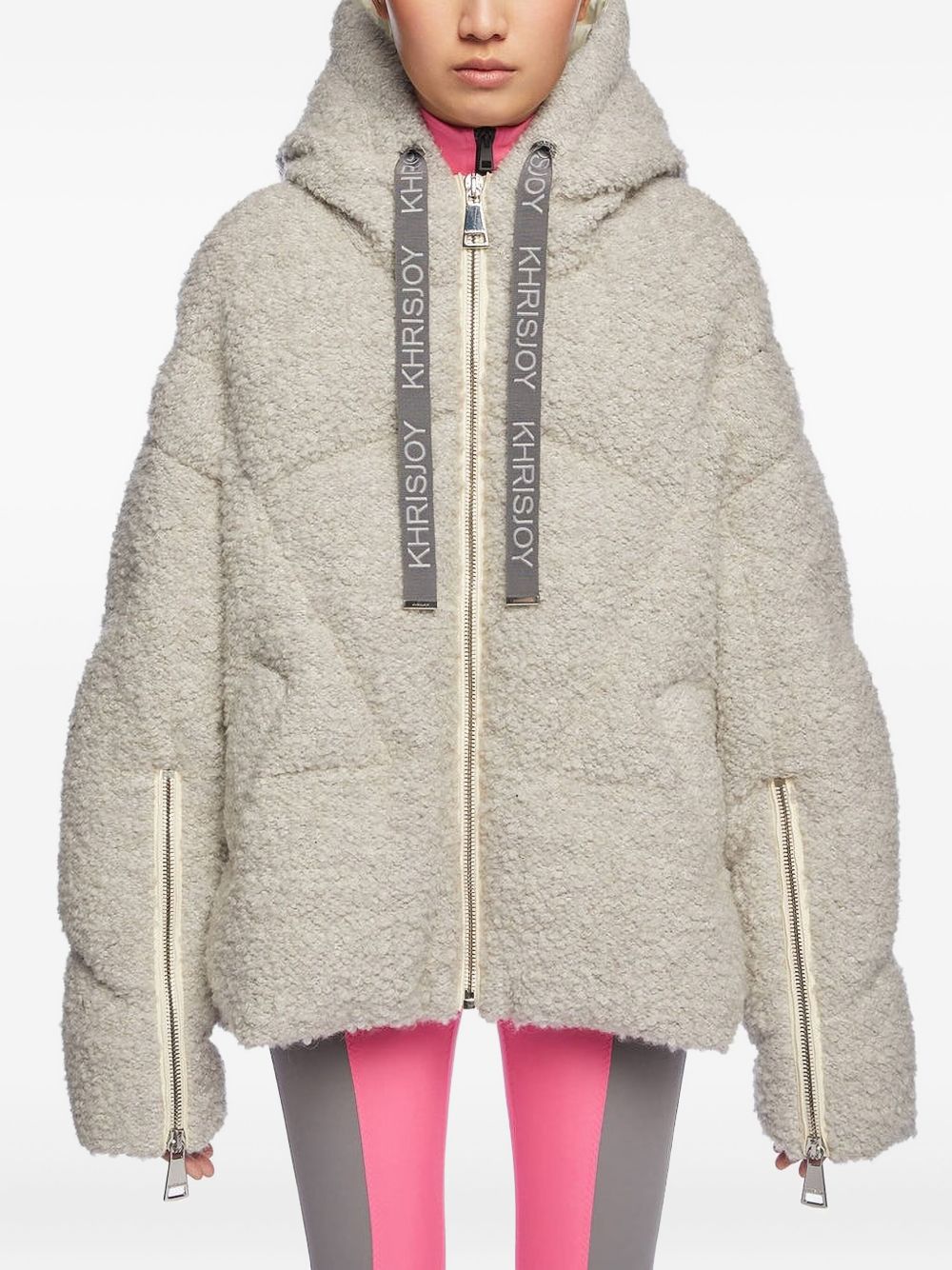 KhrisJoy Jackets Grey KWF25R0601BC0001PRL001 (KHRISJOY / ダウンジャケット・コート ) | KHRISJOY (クリスジョイ)(1)