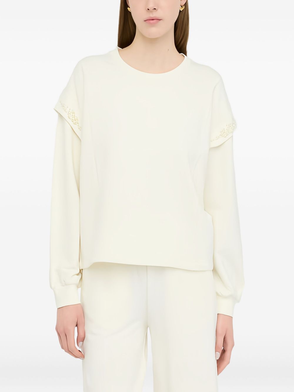 LIU JO SPORT Sweaters White TF5153FS576M9930 (LIU•JO / スウェット・フーディー ) | LIU•JO (リュー・ジョー)(1)