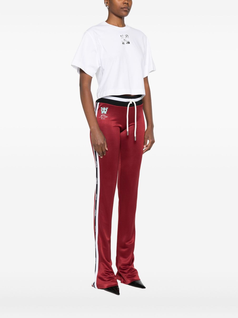 Off White T-shirts and Polos OWAA090F25JER0040172 (Off-White / Tシャツ・カットソー ) | Off-White (オフホワイト)(4)