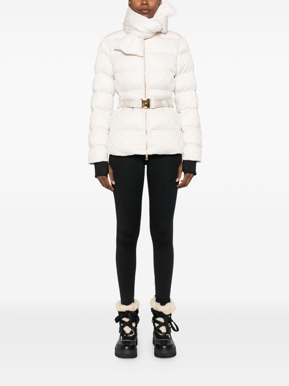 Elisabetta Franchi Coats White PI83D56E2DZ9 (Elisabetta Franchi / ダウンジャケット・コート ) | Elisabetta Franchi (エリザベッタ フランキ)(2)