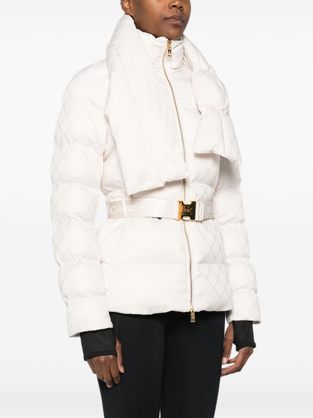 Elisabetta Franchi Coats White PI83D56E2DZ9 (Elisabetta Franchi / ダウンジャケット・コート ) | Elisabetta Franchi (エリザベッタ フランキ)(4)