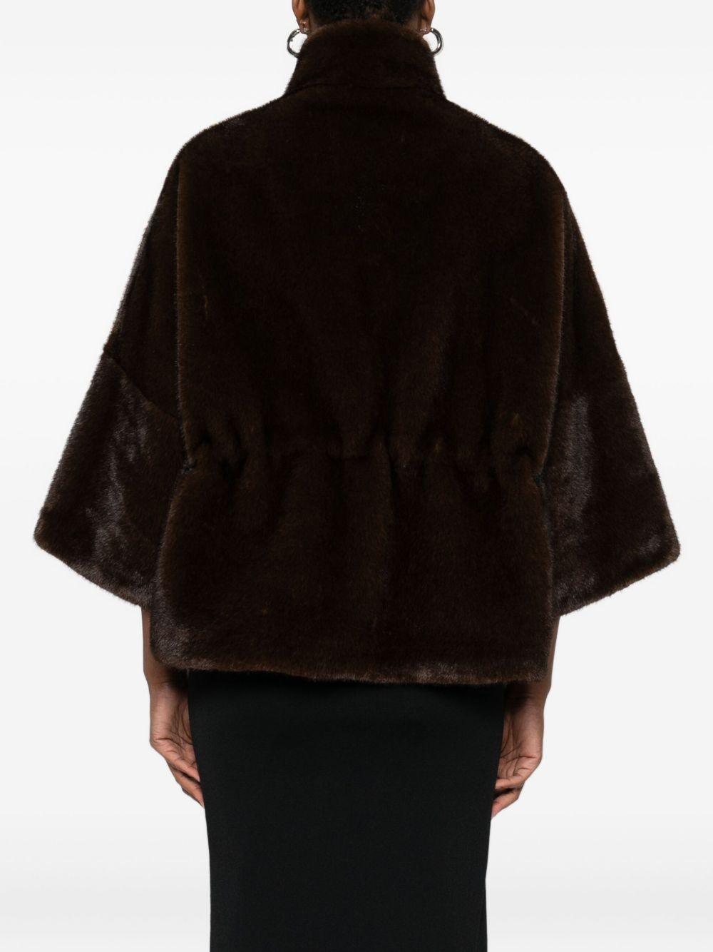 VALENTINI 1972 Coats Brown 3108ECOMINKCCA (VALENTINI 1972 / レザー&ファージャケット・コート ) | VALENTINI 1972 (ヴァレンティーニ 1972)(4)