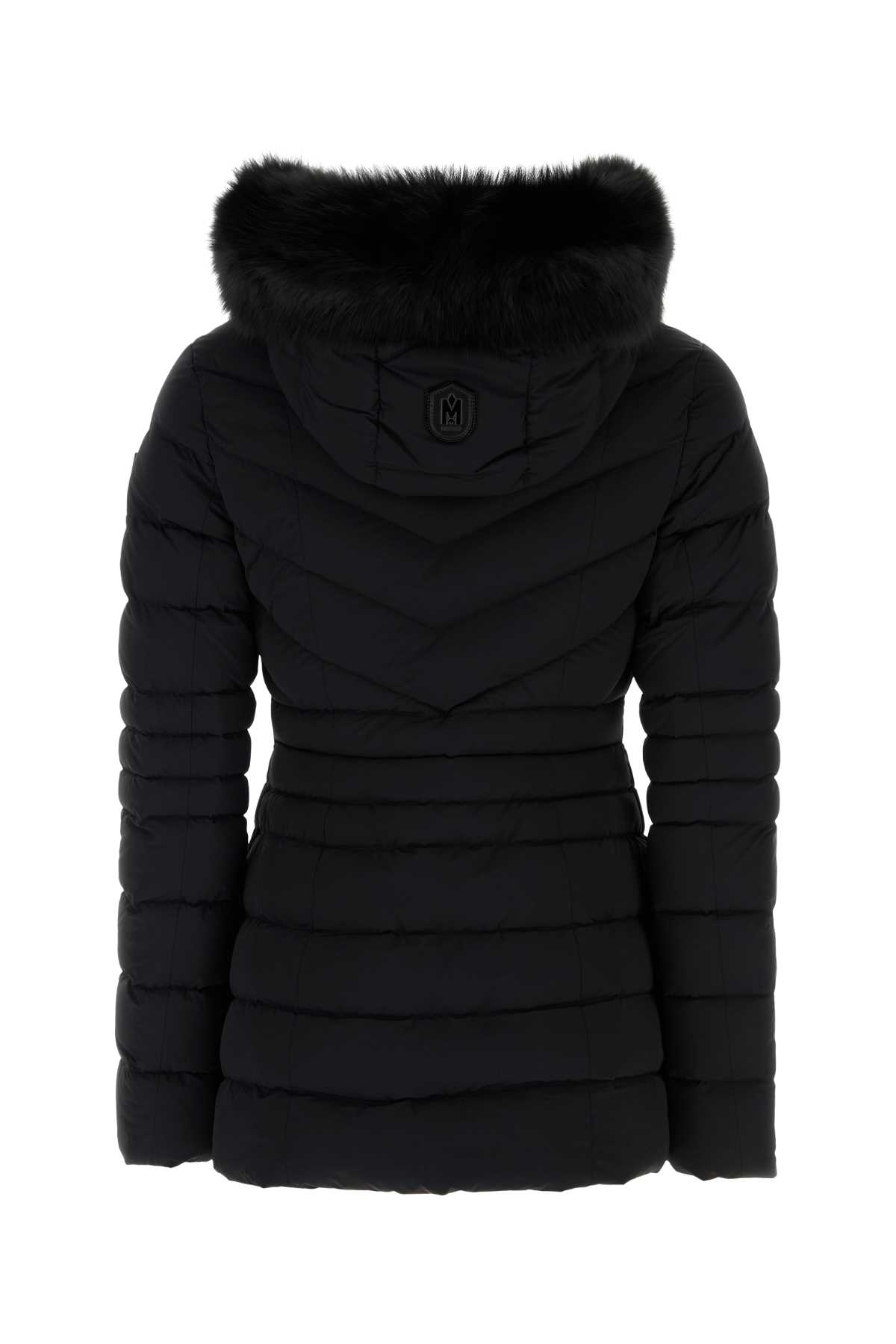 Black stretch nylon Patsy down jacket PATSYBXBLACK (MACKAGE / ダウンジャケット・コート ) | MACKAGE (マッカージュ)(1)