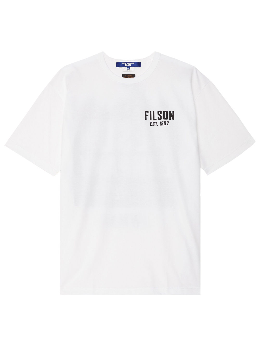 X FILSON GRAPHIC-PRINT COTTON JERSEY T-SHIRT WPT0020511WHITEBLACK (JUNYA WATANABE / Tシャツ・カットソー ) | JUNYA WATANABE (ジュンヤ ワタナベ)