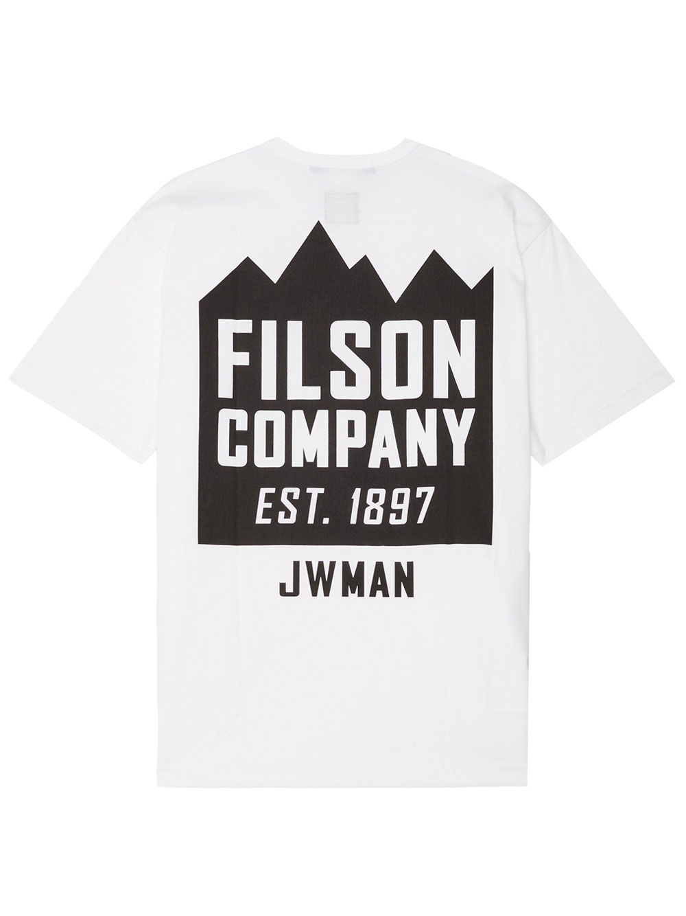 X FILSON GRAPHIC-PRINT COTTON JERSEY T-SHIRT WPT0020511WHITEBLACK (JUNYA WATANABE / Tシャツ・カットソー ) | JUNYA WATANABE (ジュンヤ ワタナベ)(1)