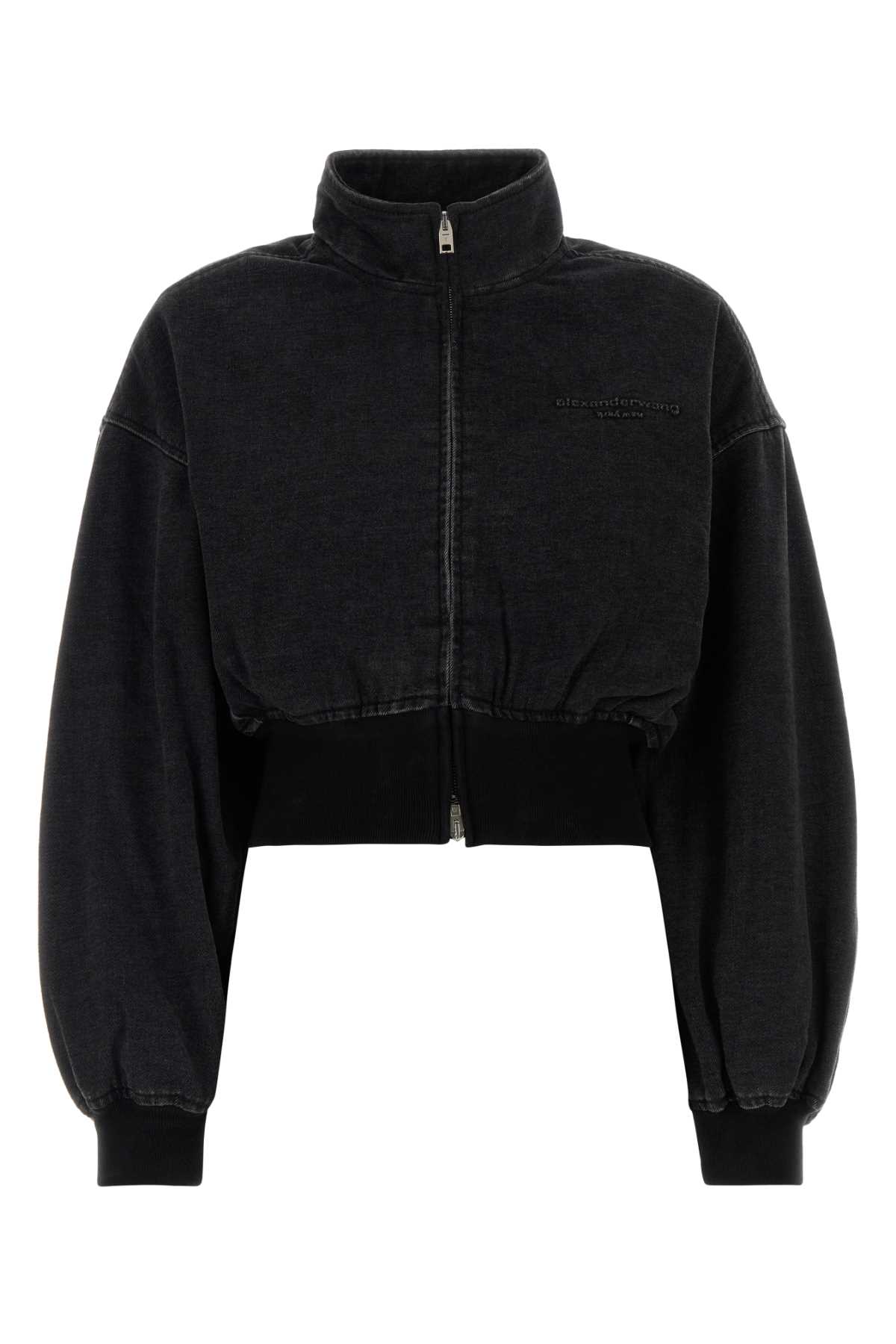 Slate denim bomber jacket 4DC4252922020A (alexanderwang / カジュアルジャケット ) | alexanderwang (アレキサンダーワン)