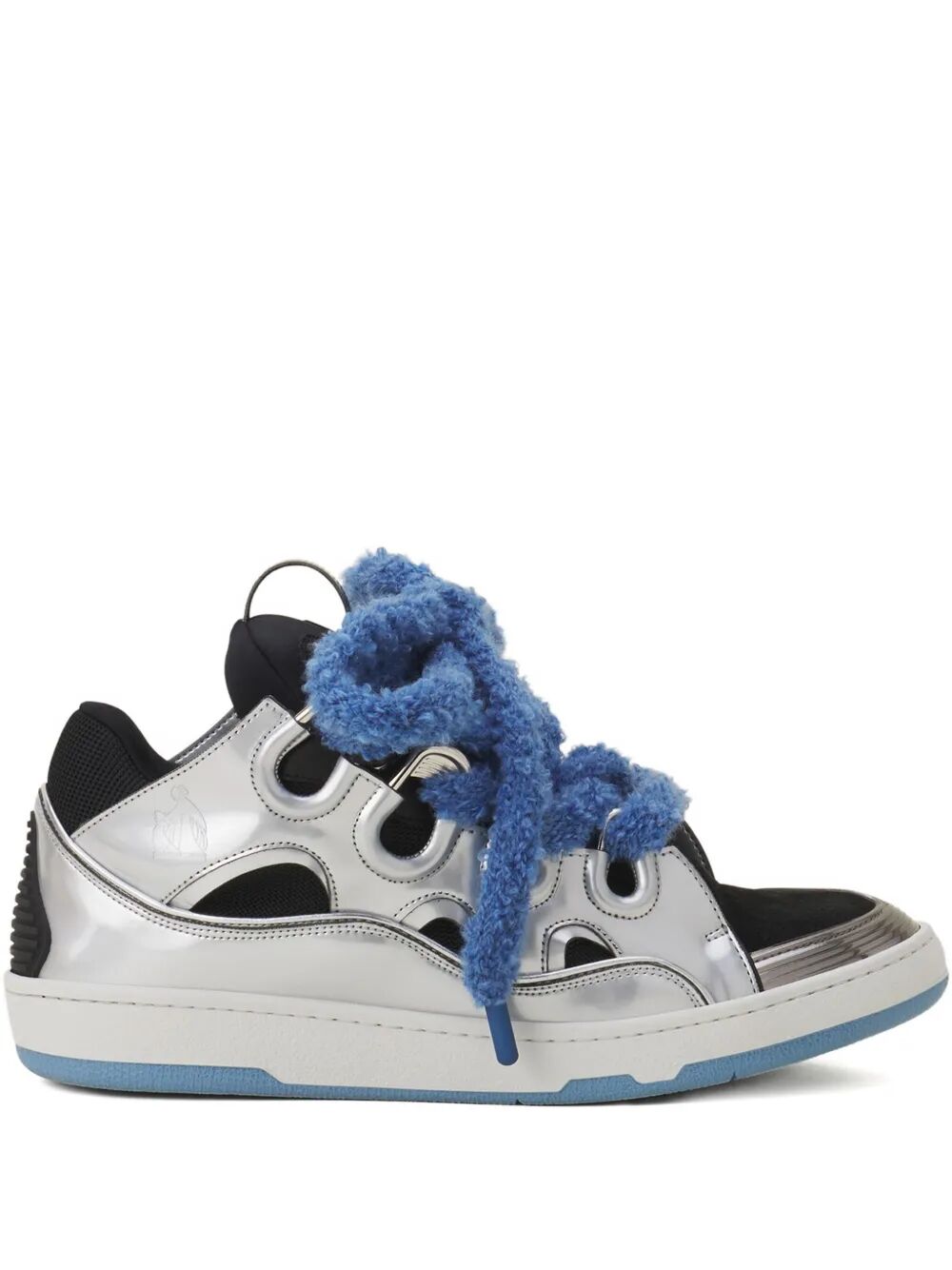 CURB METALLIC LEATHER SNEAKERS WITH MESH LACES FUSKDK12METAH25M2 (LANVIN / スニーカー ) | LANVIN (ランバン)