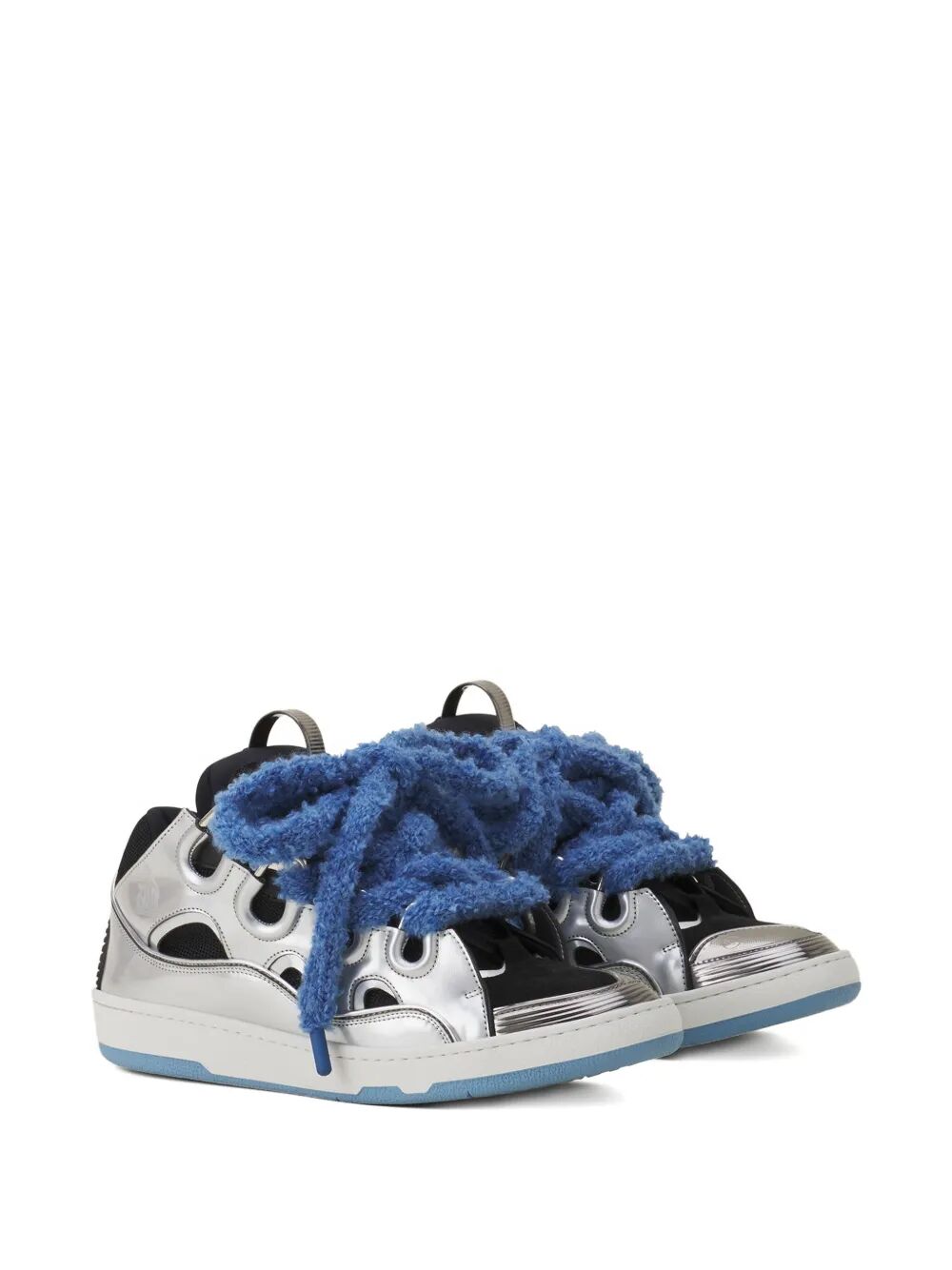 CURB METALLIC LEATHER SNEAKERS WITH MESH LACES FUSKDK12METAH25M2 (LANVIN / スニーカー ) | LANVIN (ランバン)(1)