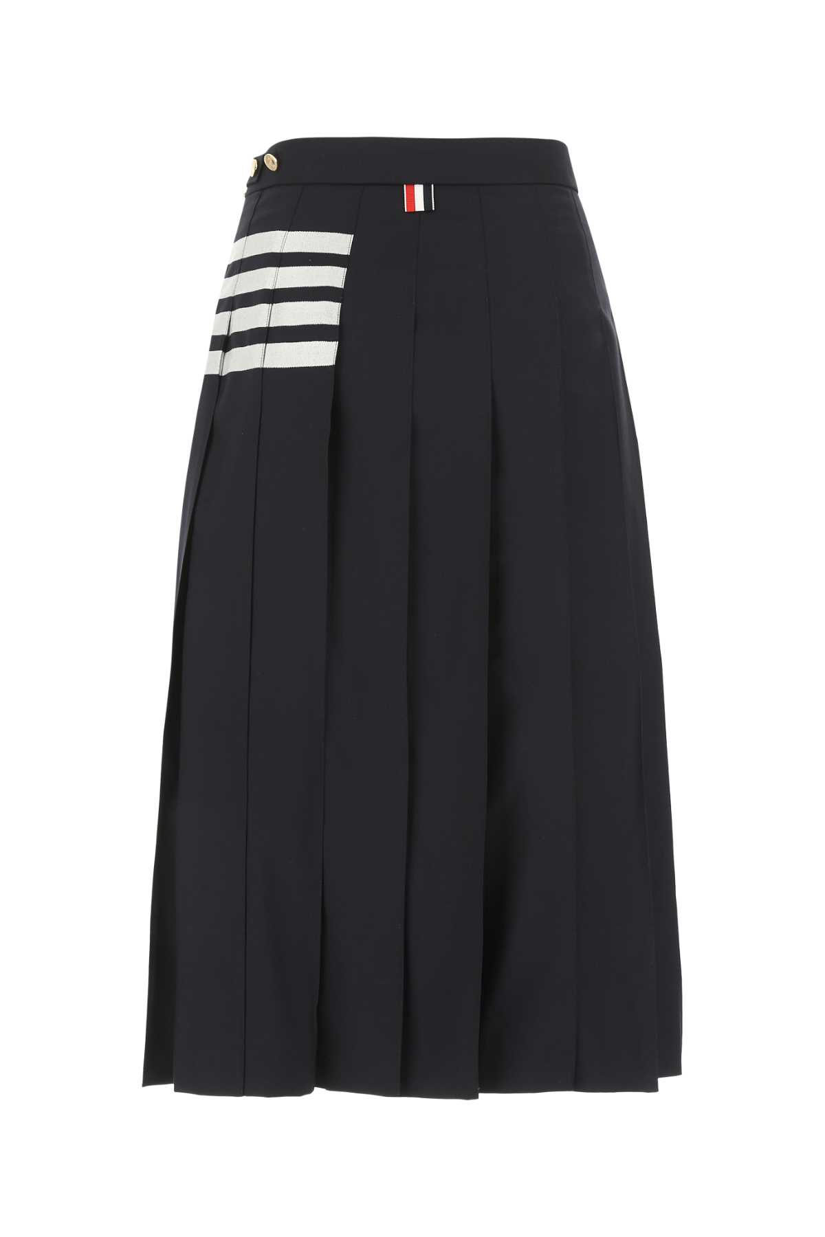 Navy blue wool skirt FGC400V06146415 (Thom Browne / スカート ) | Thom Browne (トム・ブラウン)(1)