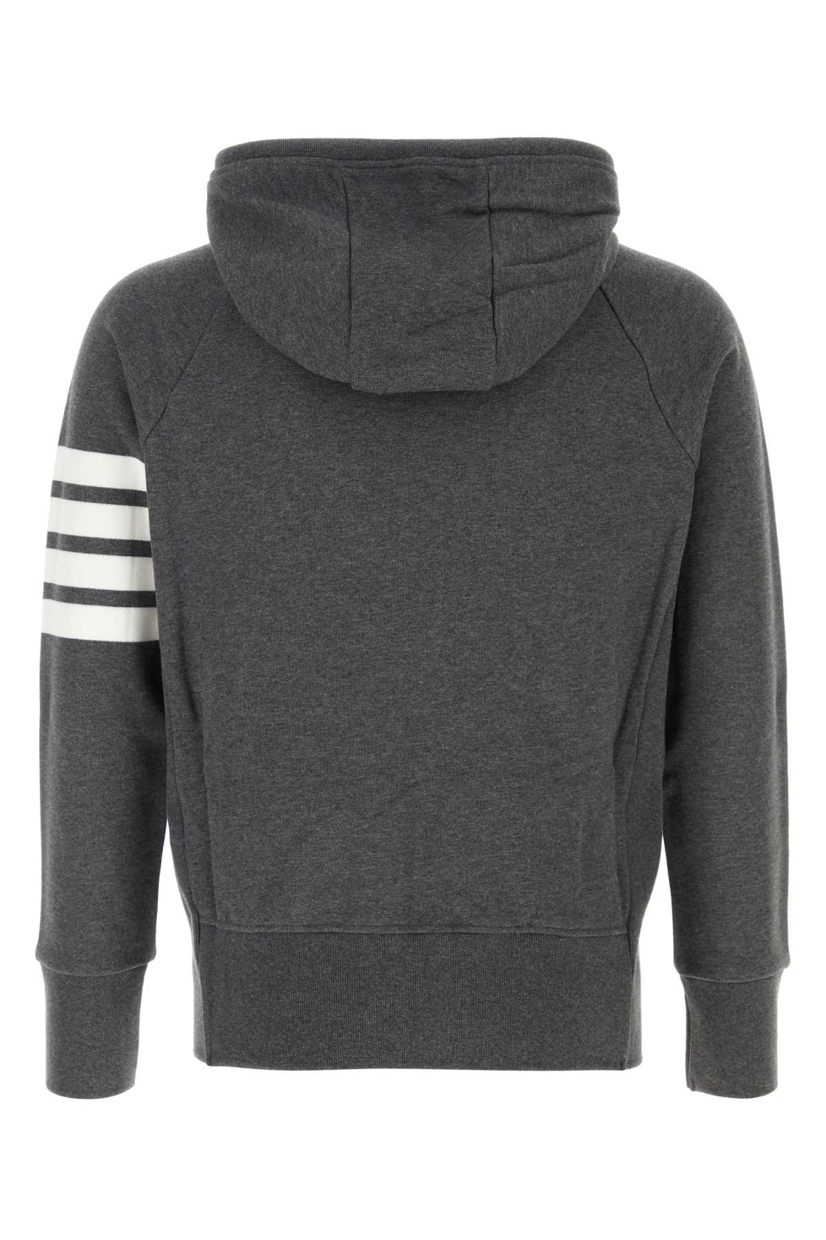 Dark grey cotton sweatshirt MJT022H00535025 (Thom Browne / スウェット・フーディー ) | Thom Browne (トム・ブラウン)(1)