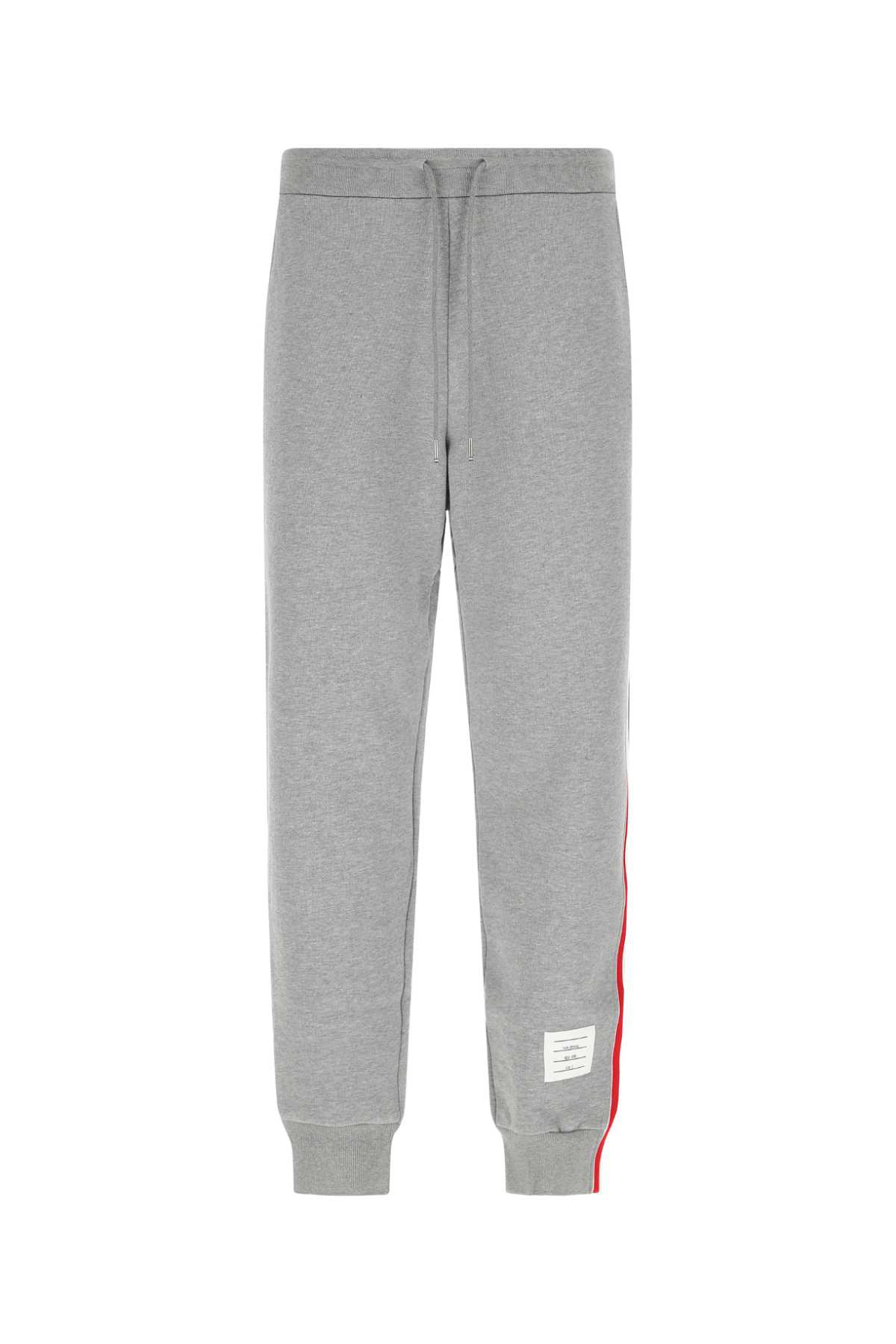 Melange grey cotton blend joggers MJQ066A03377055 (Thom Browne / パンツ ) | Thom Browne (トム・ブラウン)