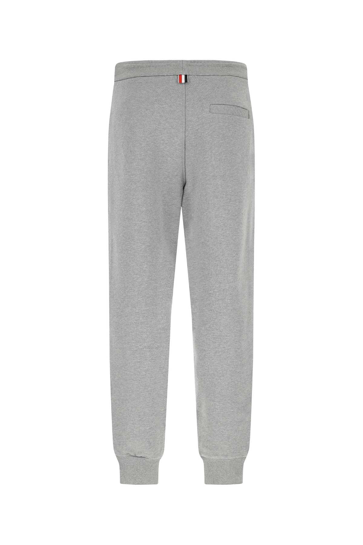 Melange grey cotton blend joggers MJQ066A03377055 (Thom Browne / パンツ ) | Thom Browne (トム・ブラウン)(1)