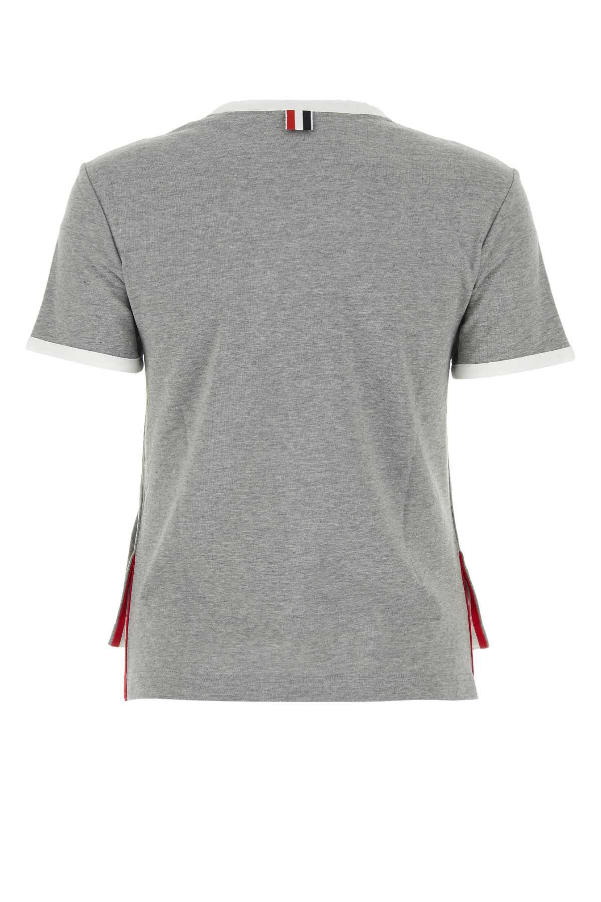 Melange grey cotton t-shirt FJS075A00042055 (Thom Browne / Tシャツ・カットソー ) | Thom Browne (トム・ブラウン)(1)