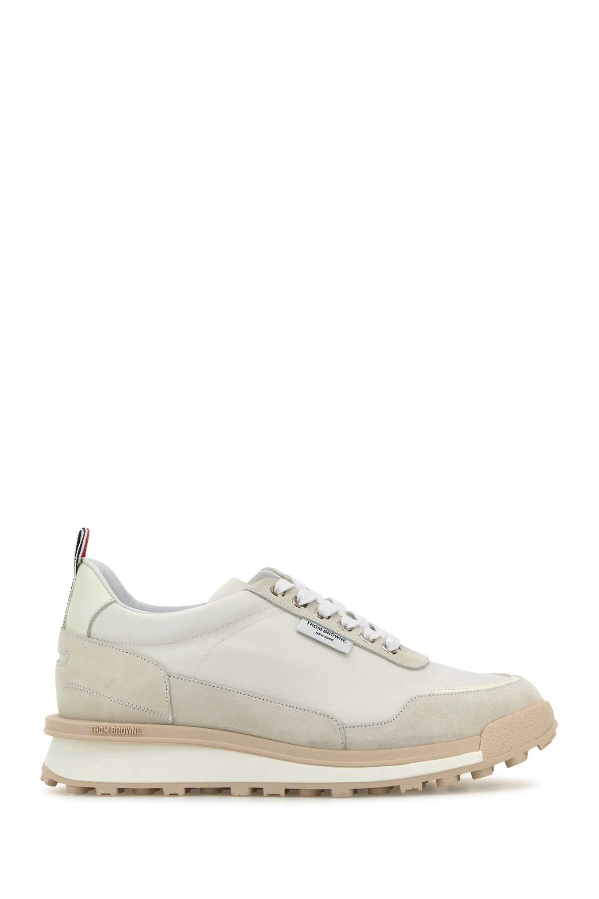 White canvas sneakers MFD271BF0488107 (Thom Browne / スニーカー ) | Thom Browne (トム・ブラウン)